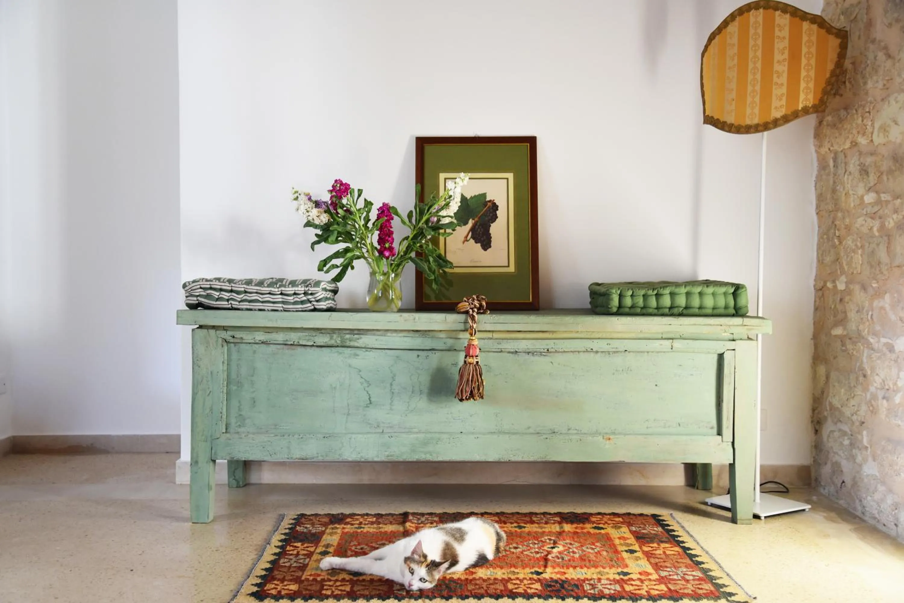 Library in Baglio Occhipinti