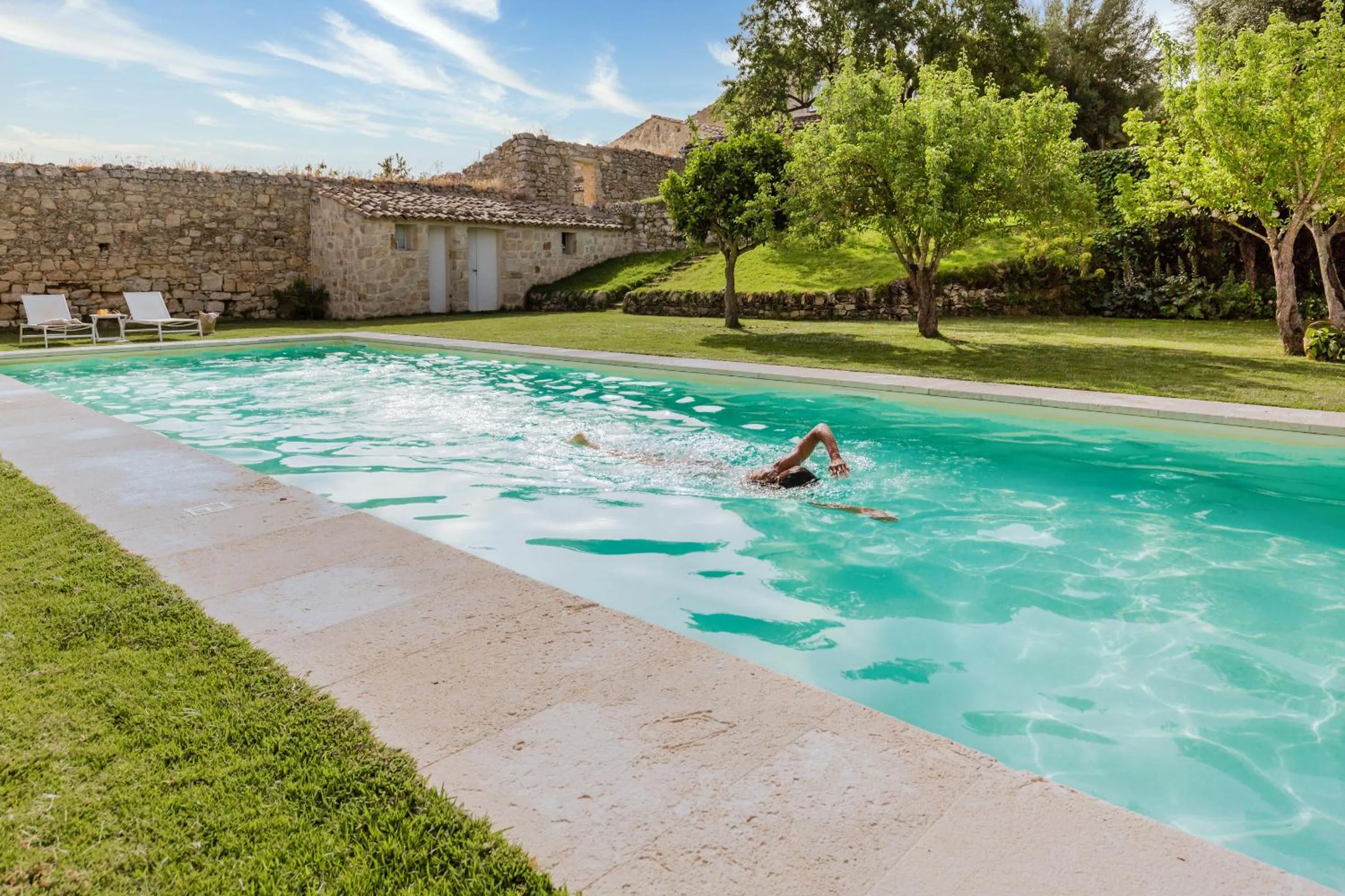 Swimming pool in Baglio Occhipinti