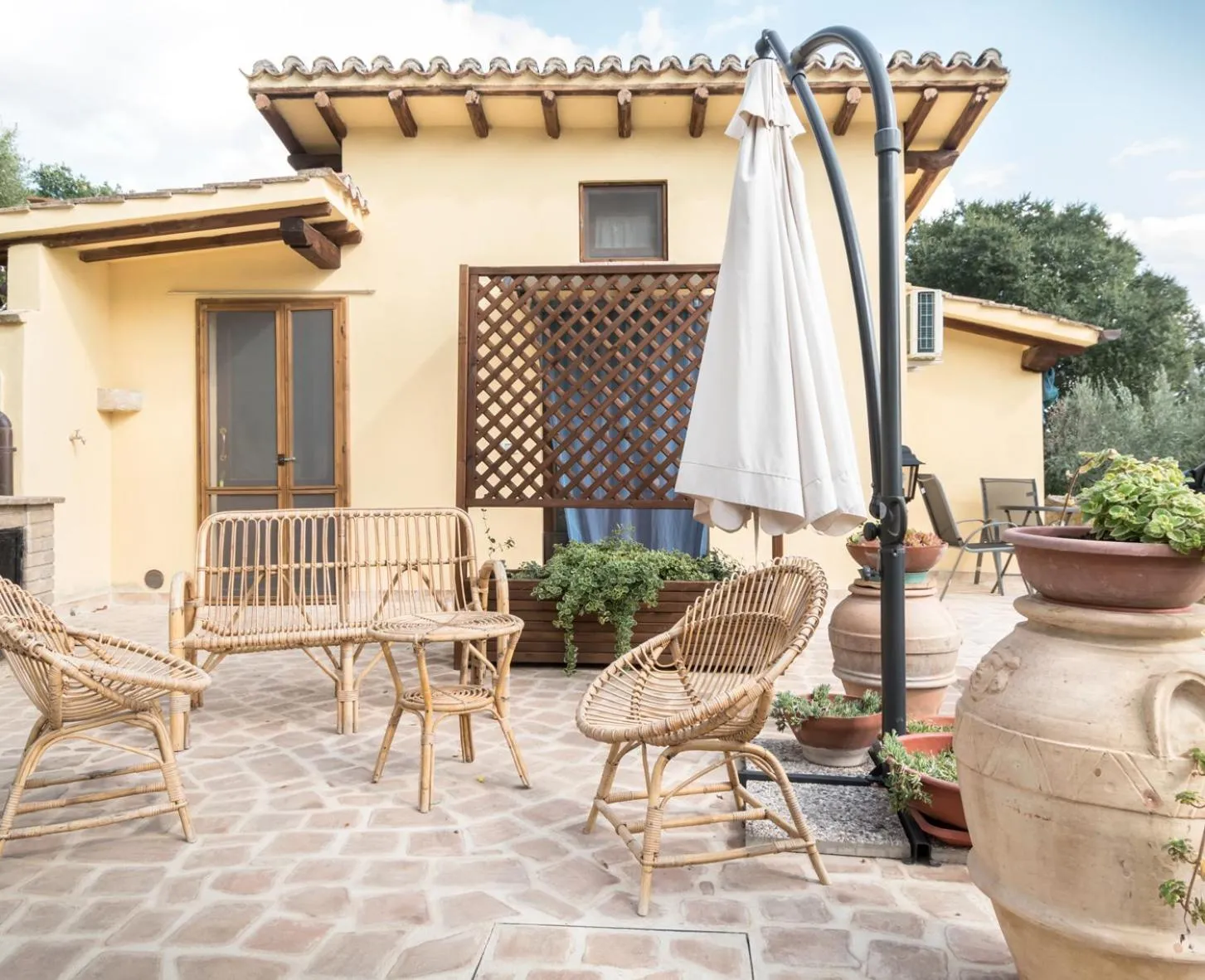 Patio in B&B Cantico Delle Creature