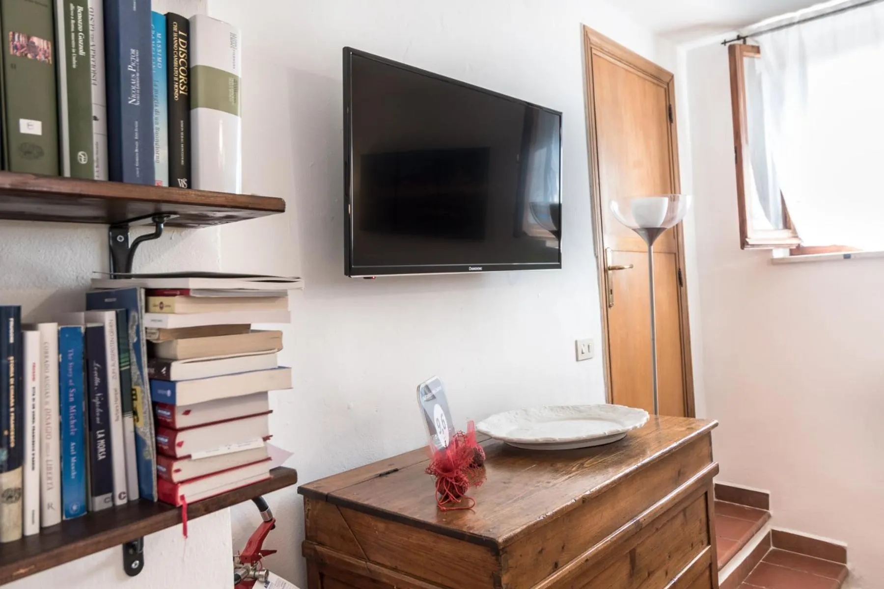 Communal lounge/ TV room in B&B Cantico Delle Creature