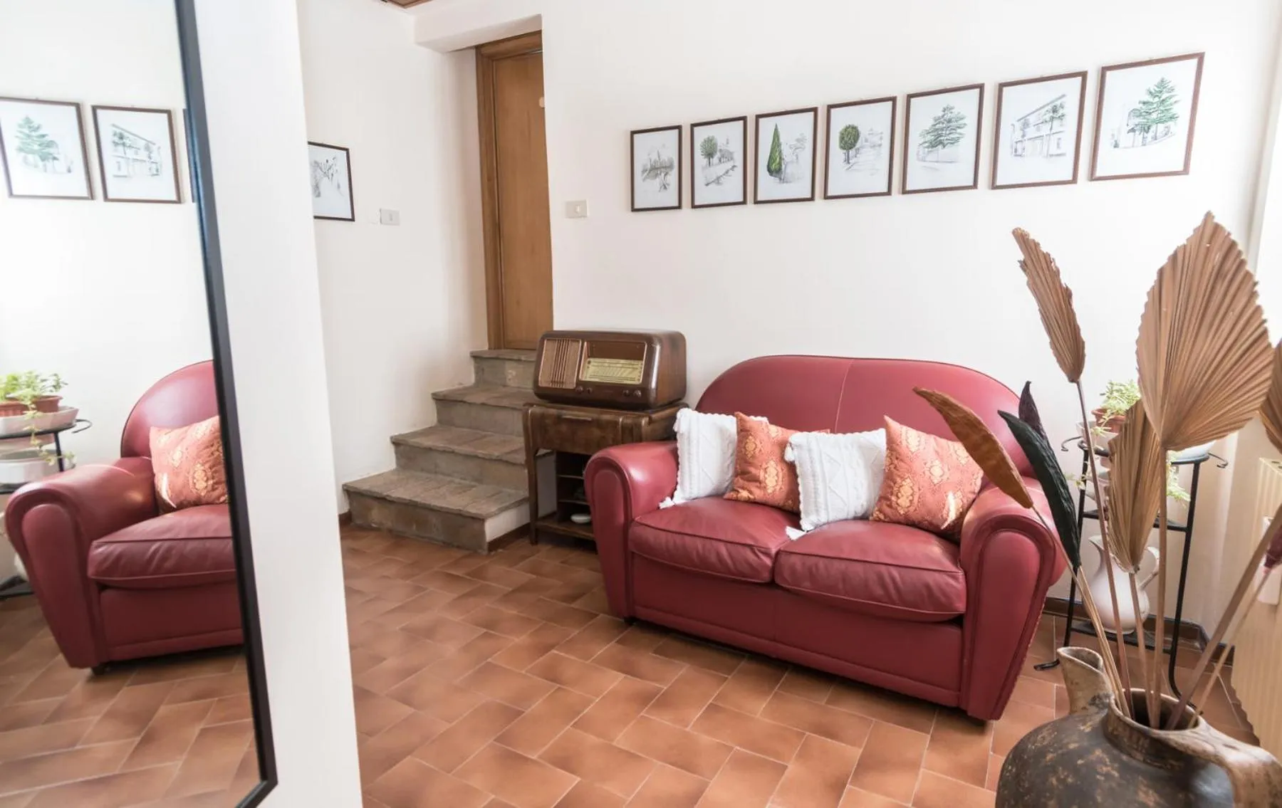 Communal lounge/ TV room in B&B Cantico Delle Creature