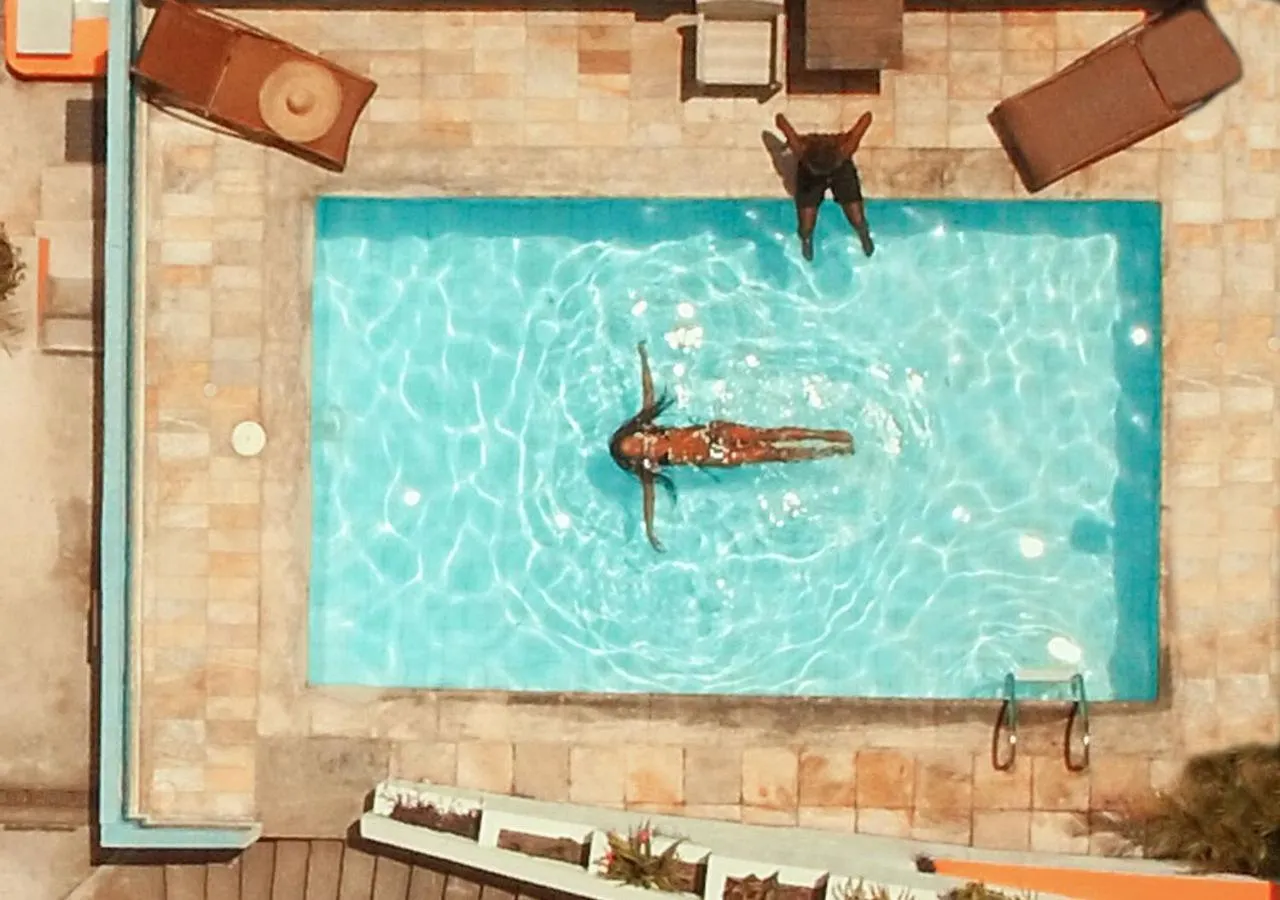 Swimming pool in Inn House Santa Teresa