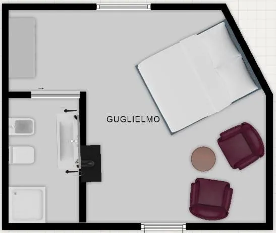 Floor plan in Antico Borgo B&B con SPA - Adults Only