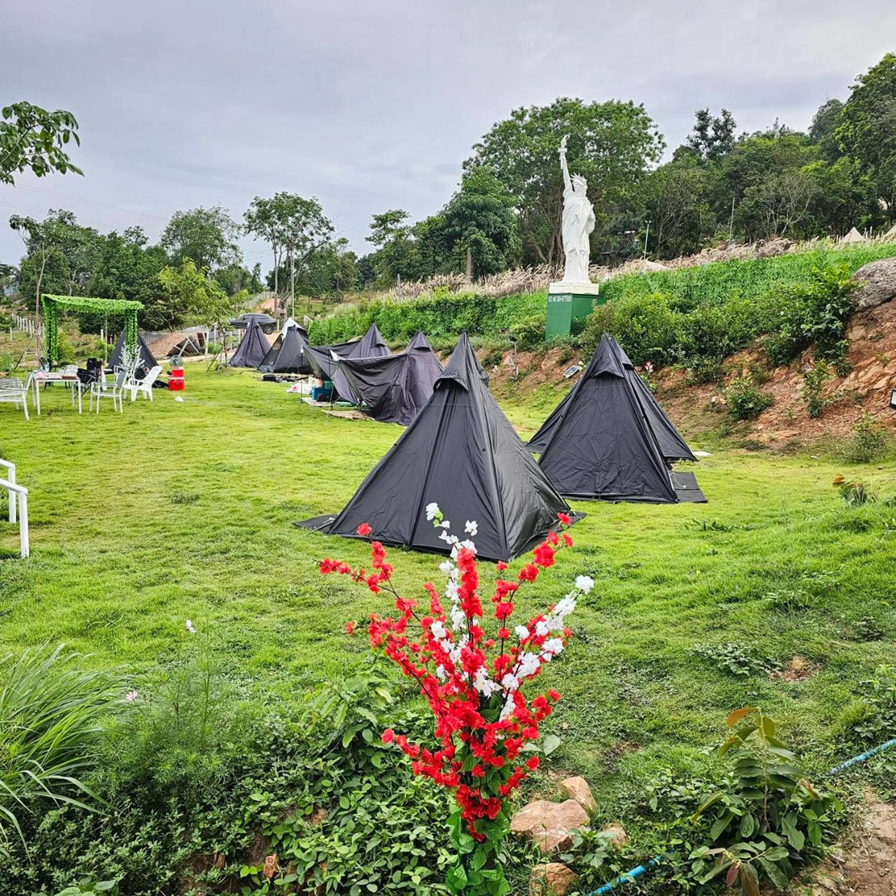 Garden view in Ice Hill
