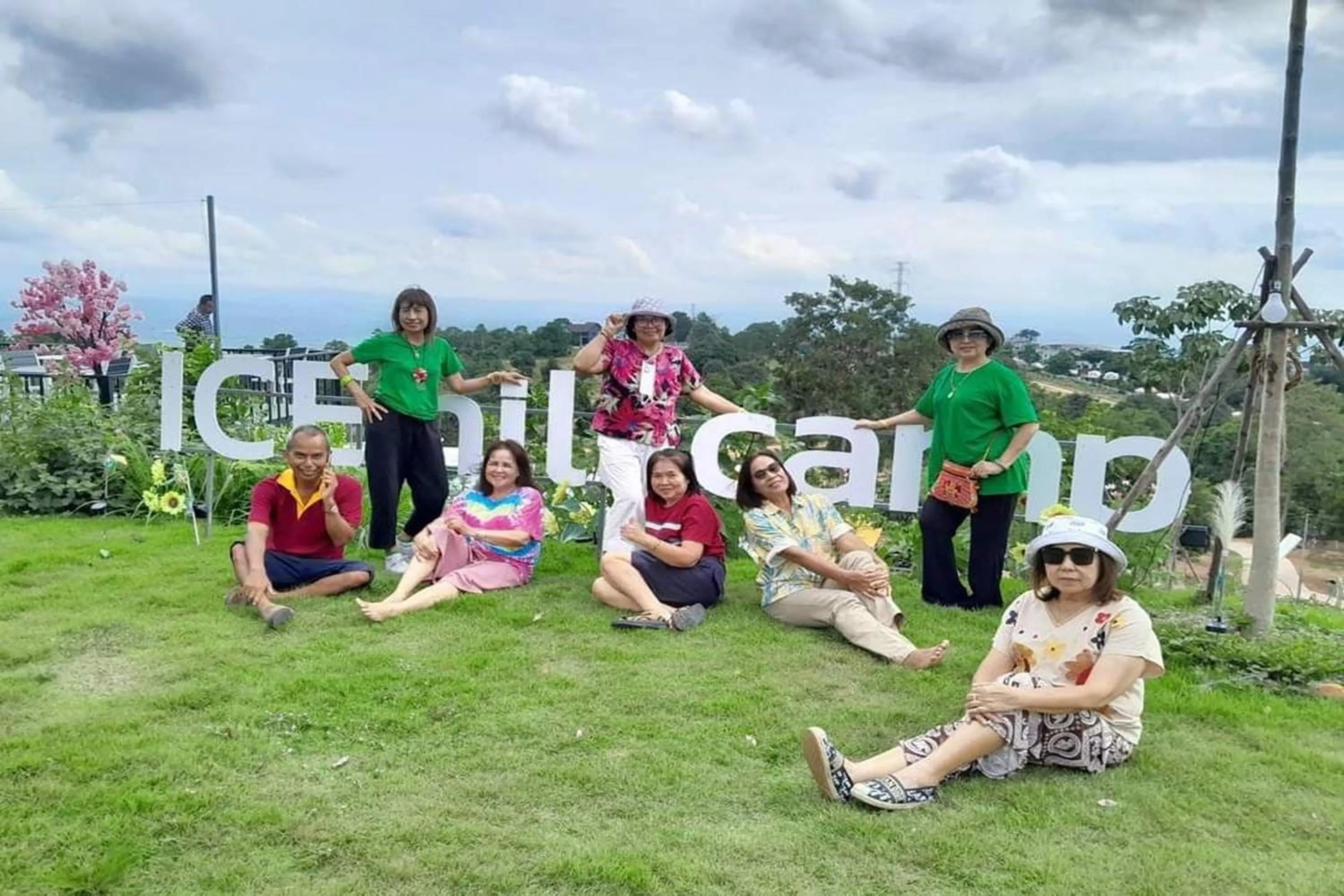 group of guests in Ice Hill