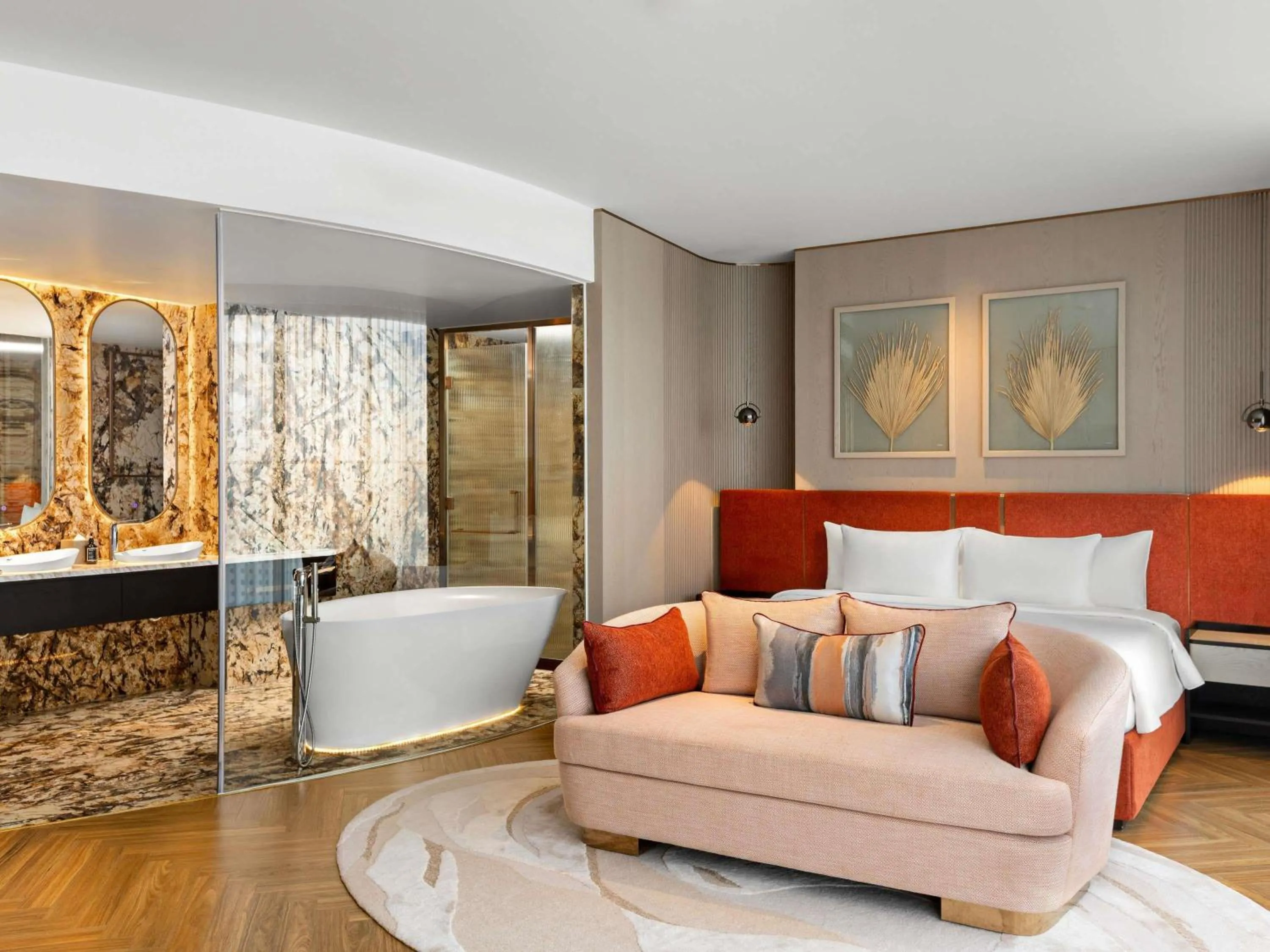 Bedroom, Bed in The Morning Glow - Handwritten Collection