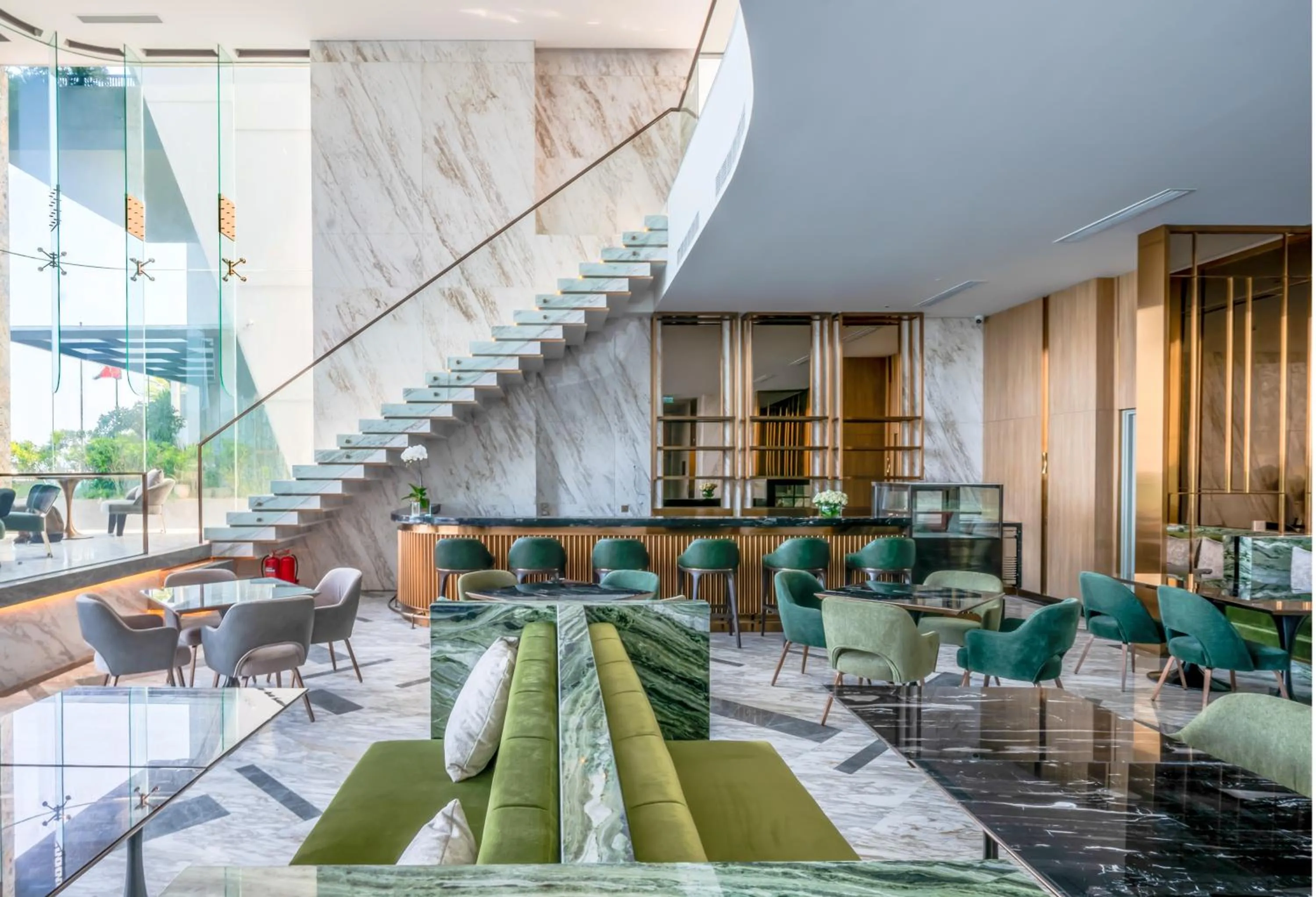 Seating area in The Morning Glow - Handwritten Collection