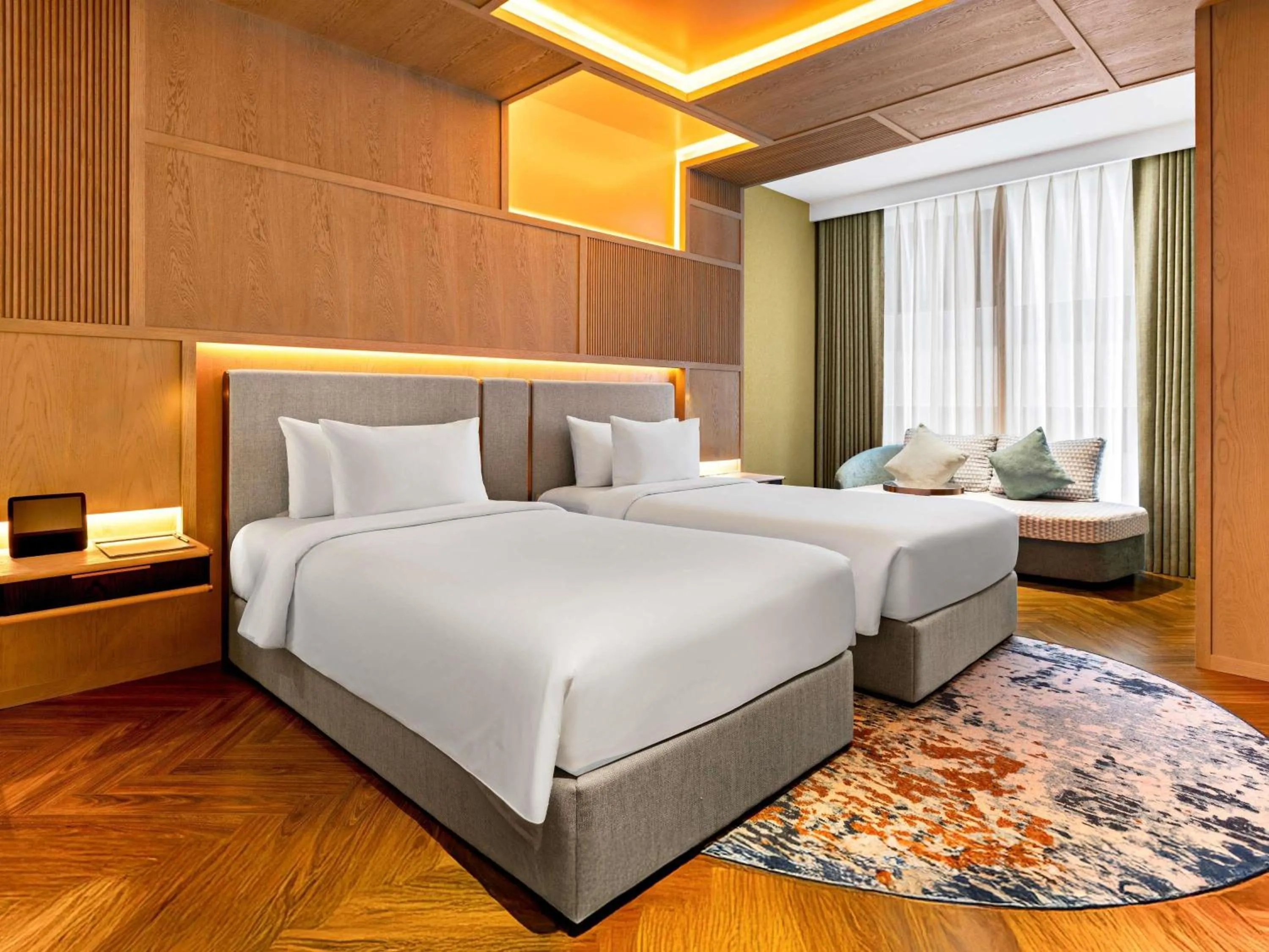 Bedroom, Bed in The Morning Glow - Handwritten Collection