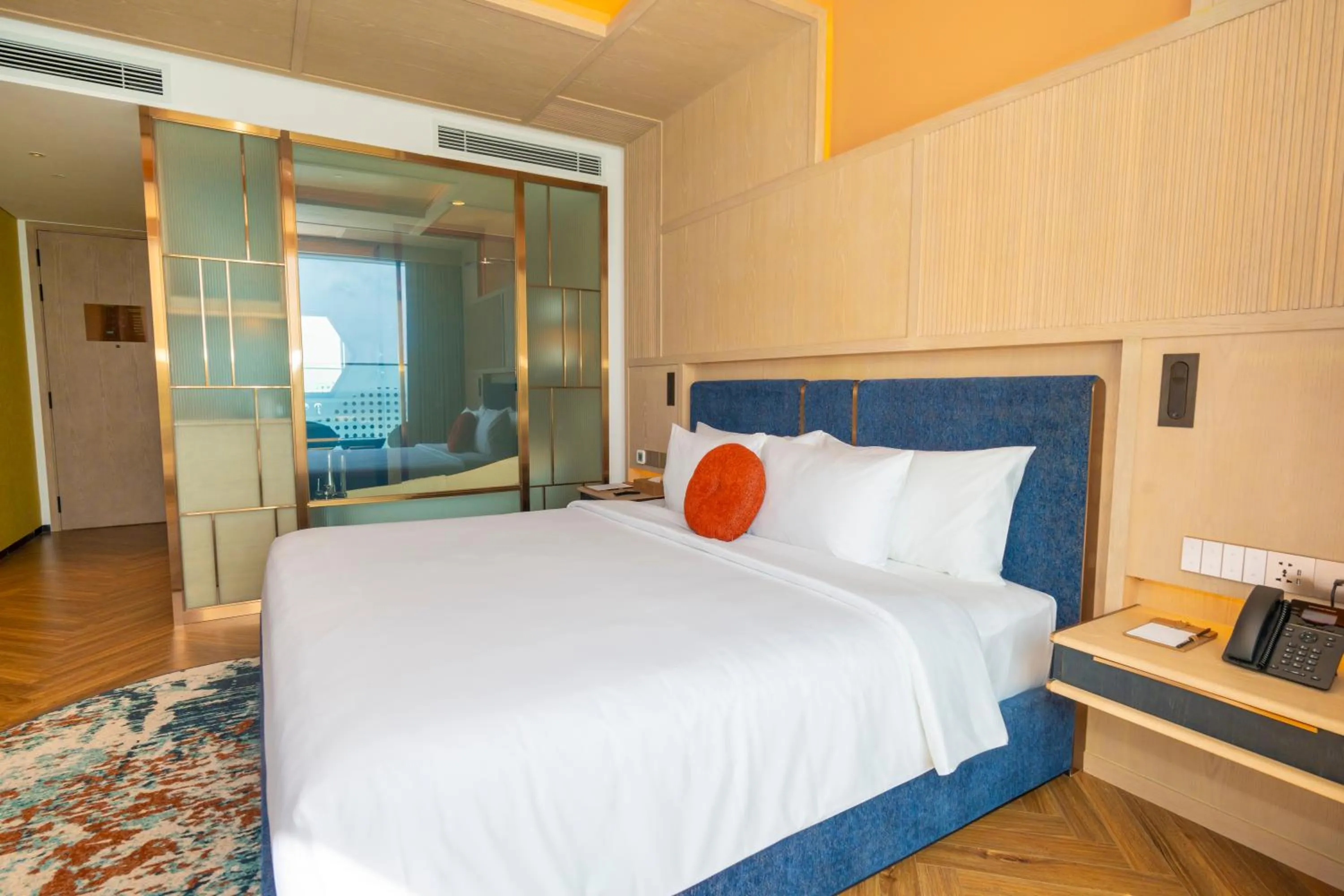 Bedroom, Bed in The Morning Glow - Handwritten Collection