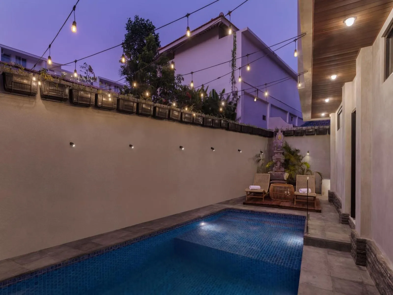 Pool view in Aviator Bali