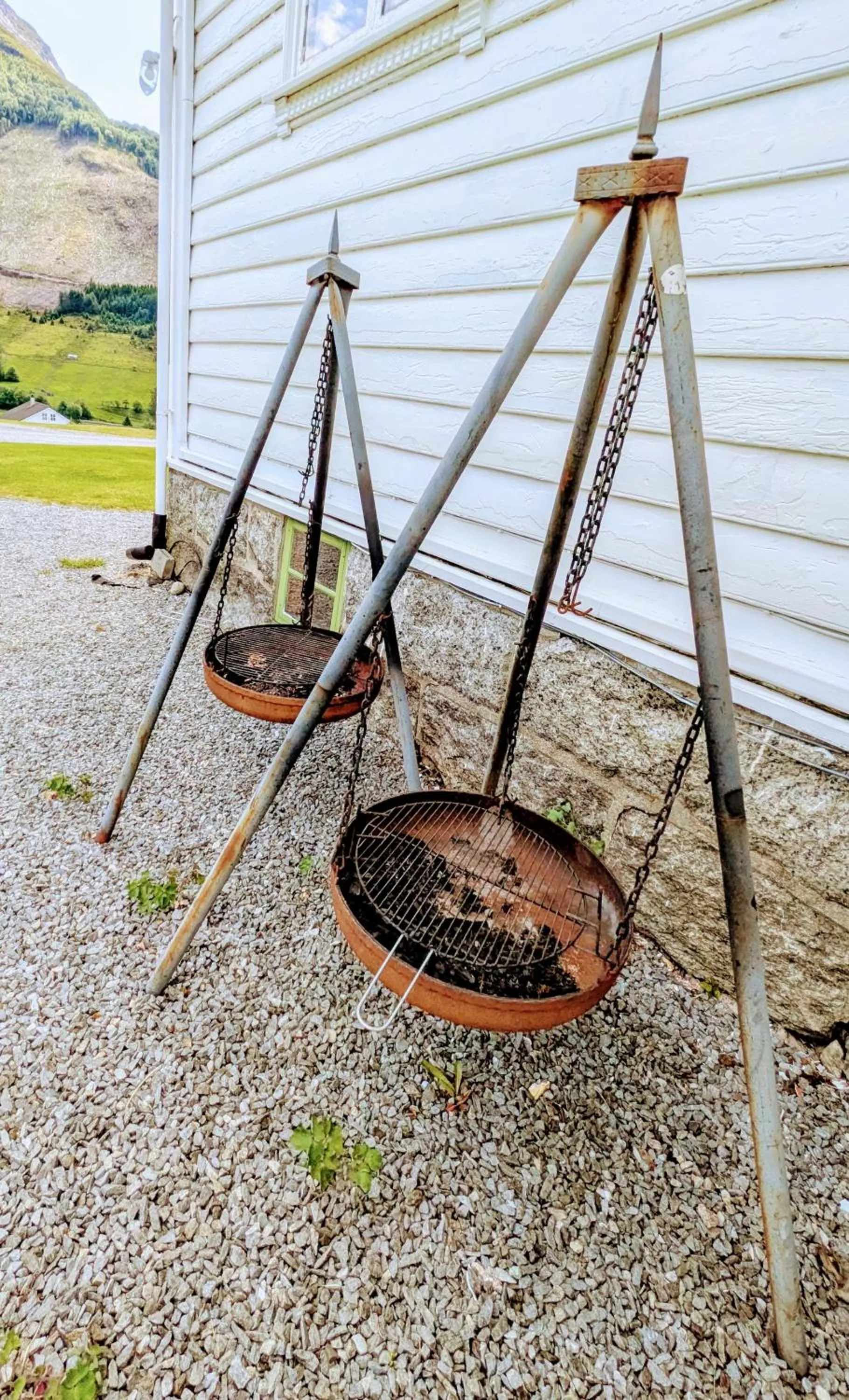 BBQ facilities in Dønhaug Gjestegard