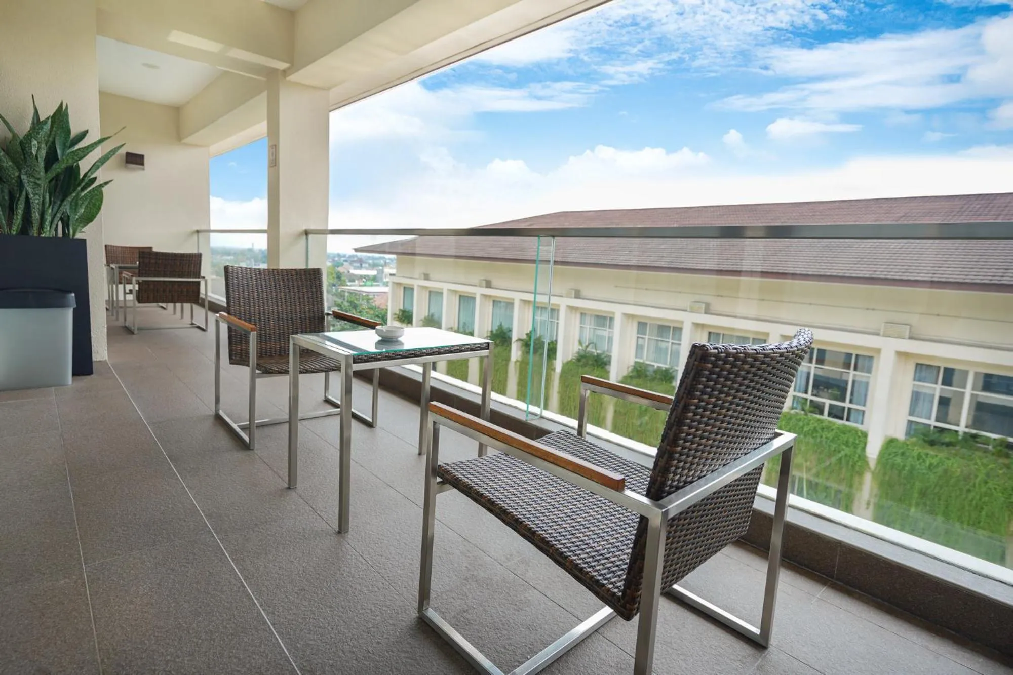 Balcony/Terrace in Eastparc Hotel Yogyakarta