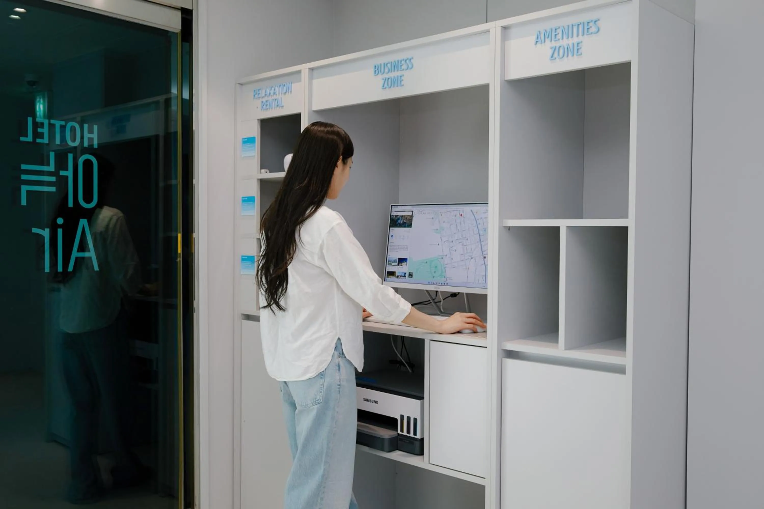 Lobby or reception in Aank Air Hotel Gapyeong