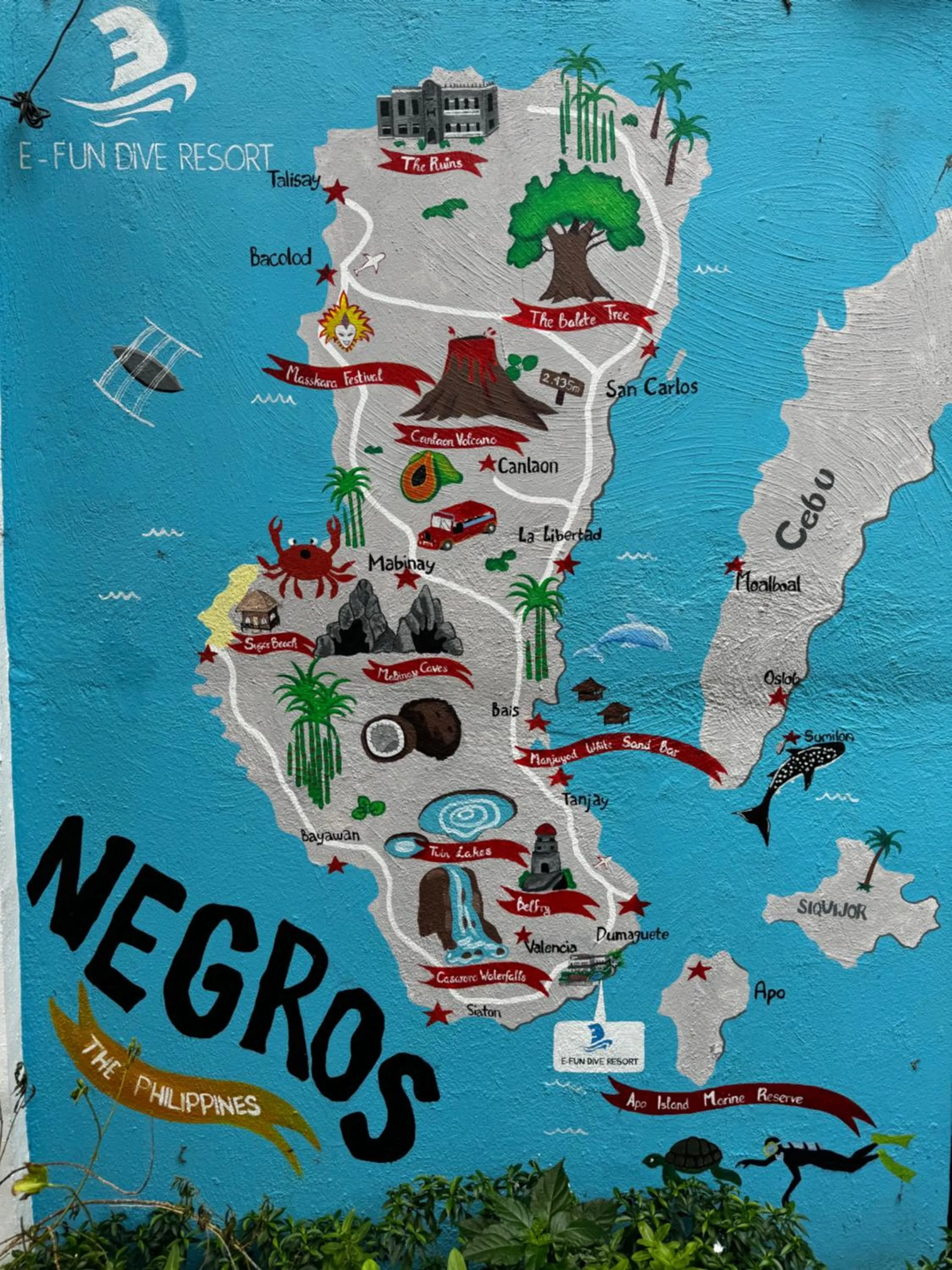 Property building in E-Fun Dive Resort