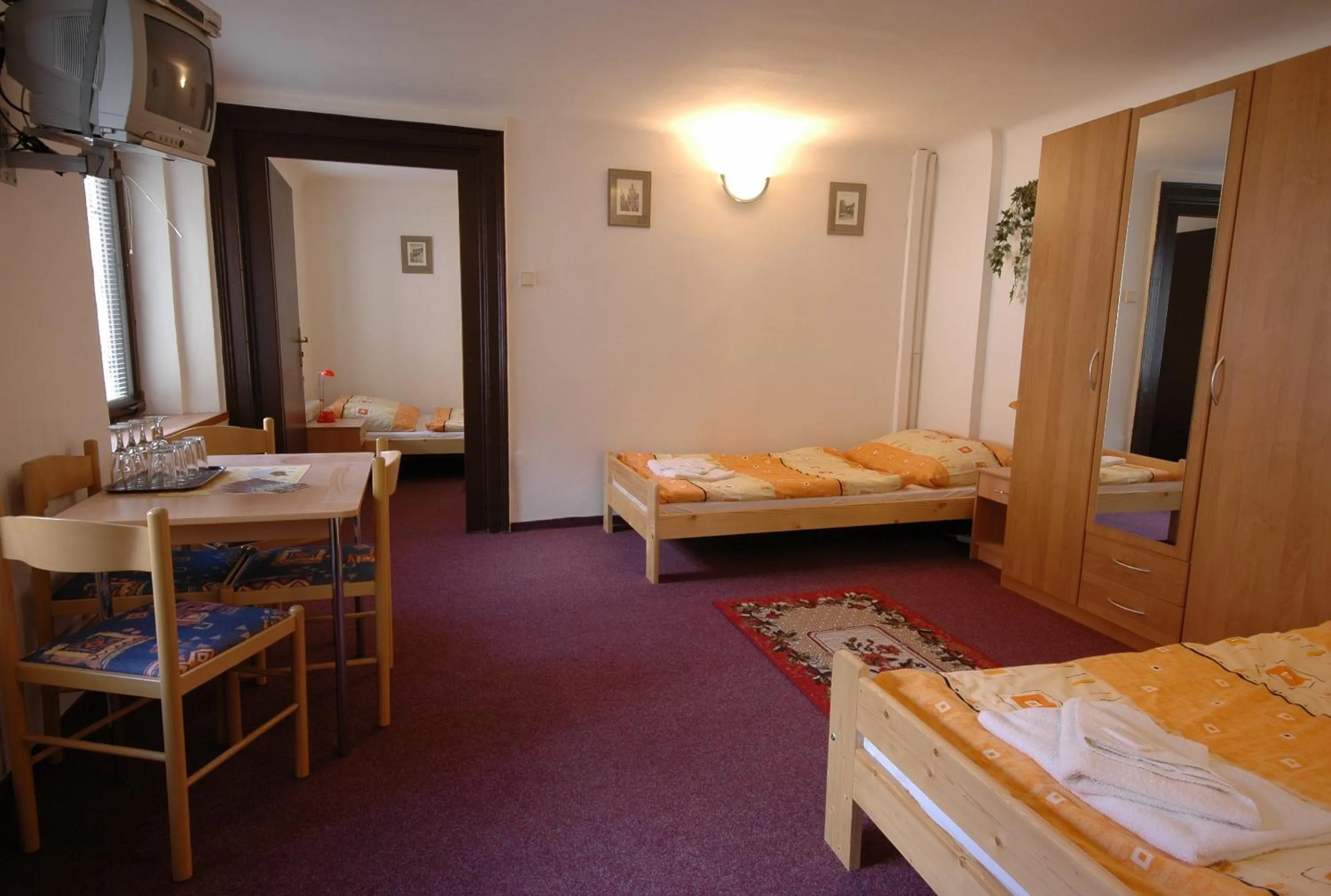 Bedroom in Hotel U dvou zlatých klíčů