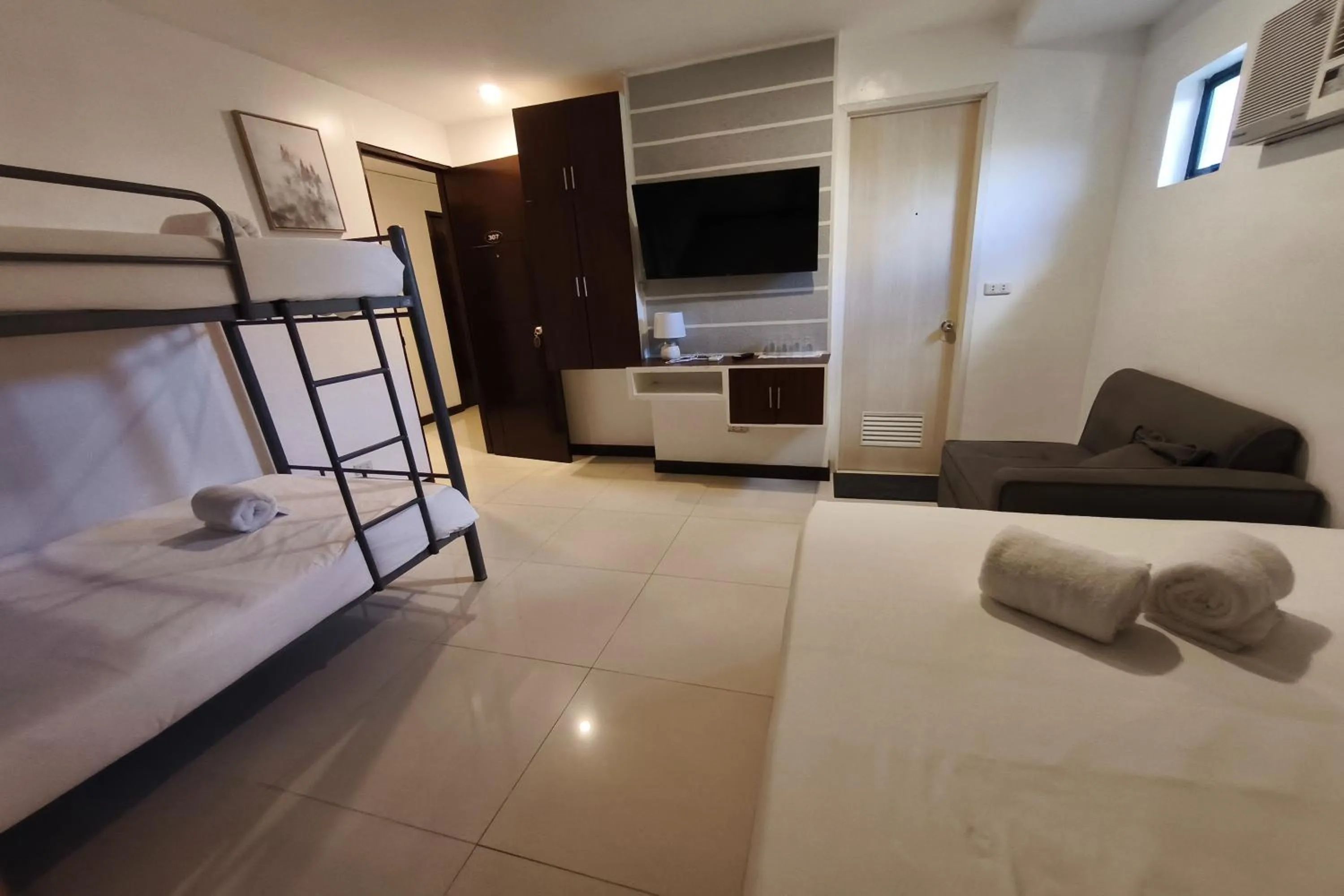 Bedroom, Bed in Ecoland 88 Apartelle and Suite near SM Davao