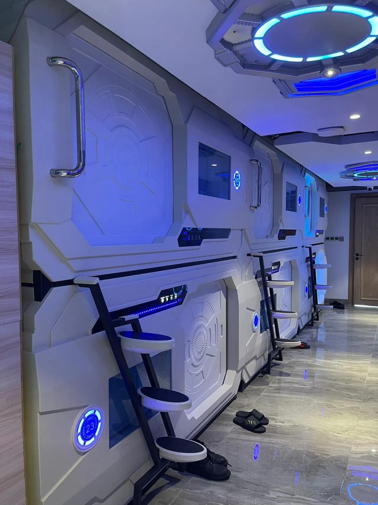 Bedroom in Jianpuke Space Capsule Backpacker Hostel