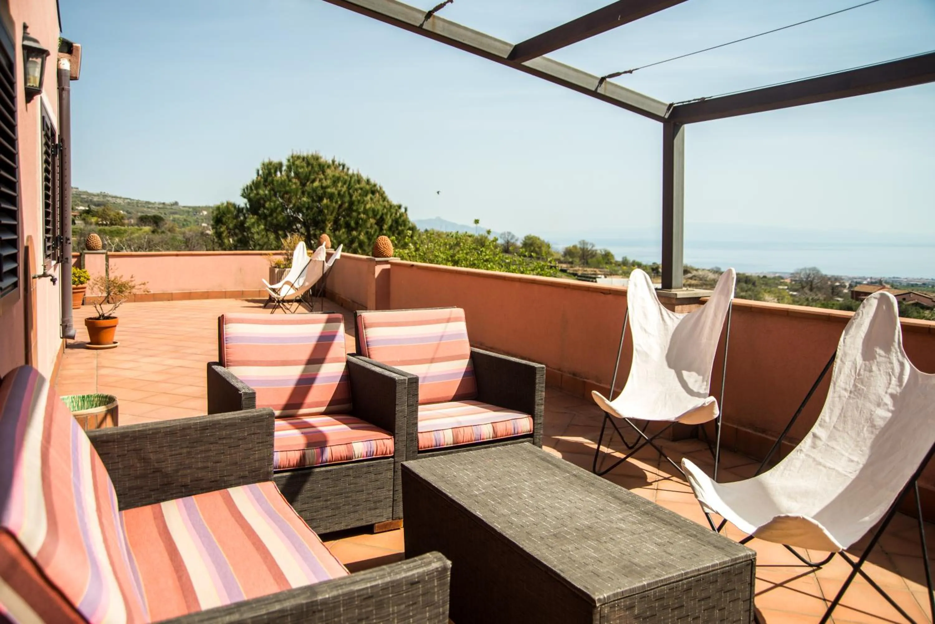 Balcony/Terrace in Agriturismo Tenuta San Michele