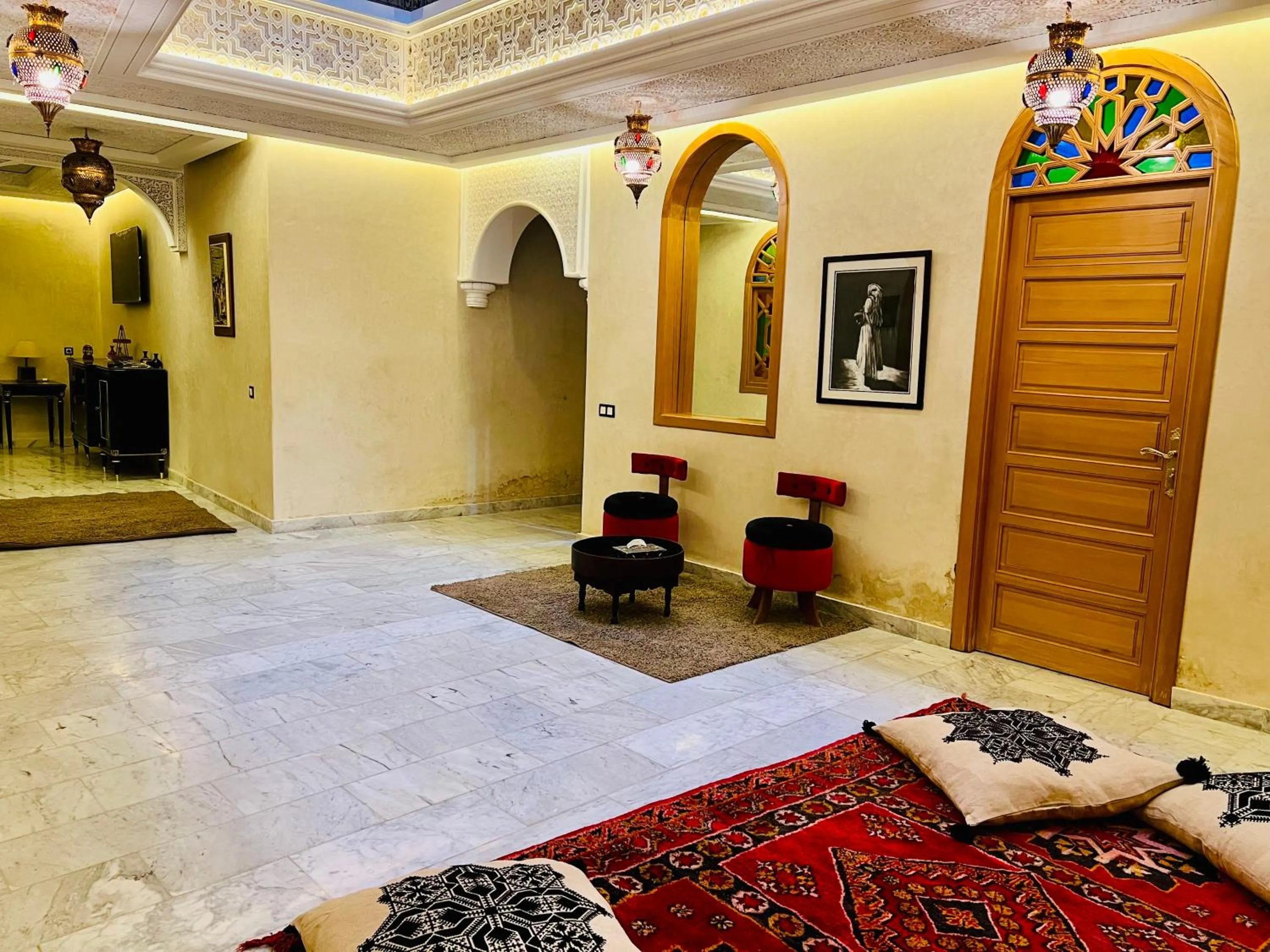 Living room in Riad Tislite & SPA