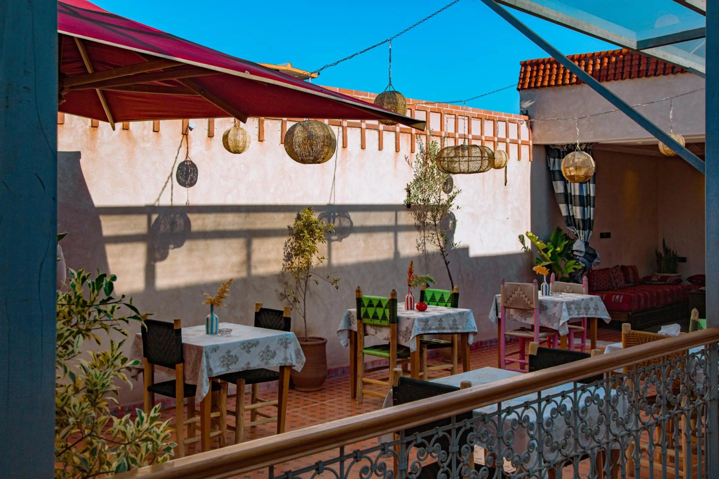 Patio in Riad Tislite & SPA
