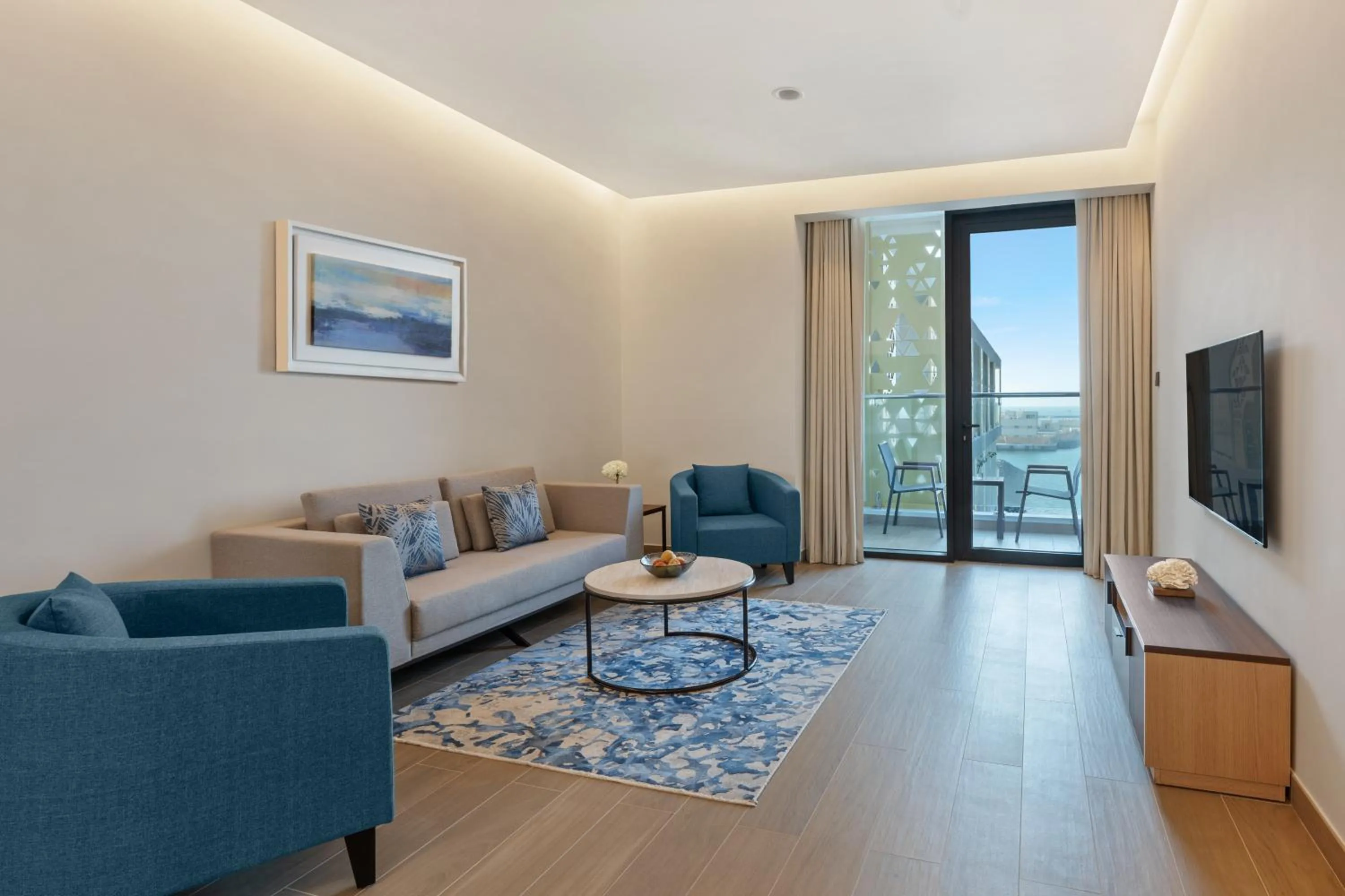 Balcony/Terrace in Beach Bay Hotel Mirfa