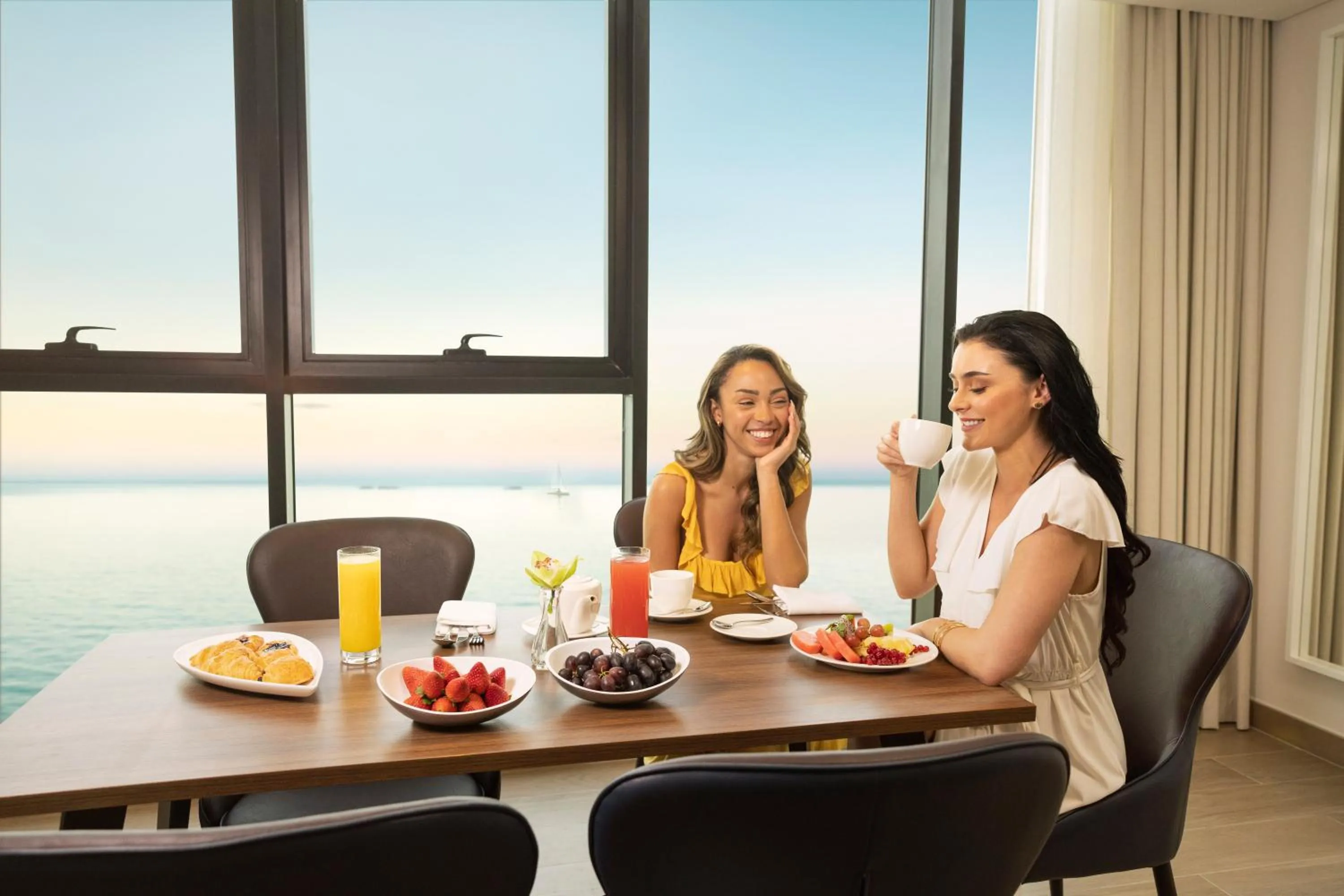 room service in Beach Bay Hotel Mirfa