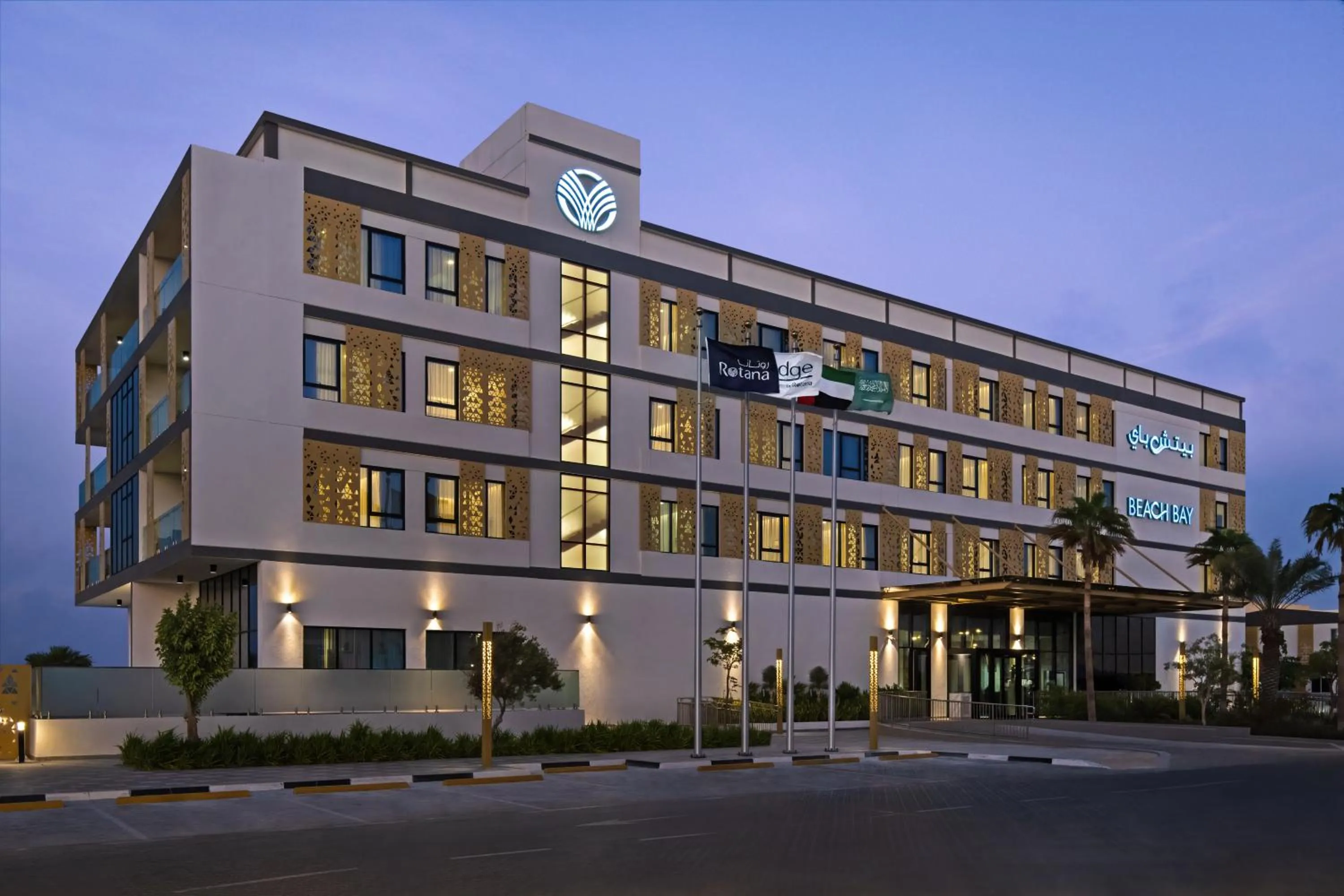 Property building in Beach Bay Hotel Mirfa