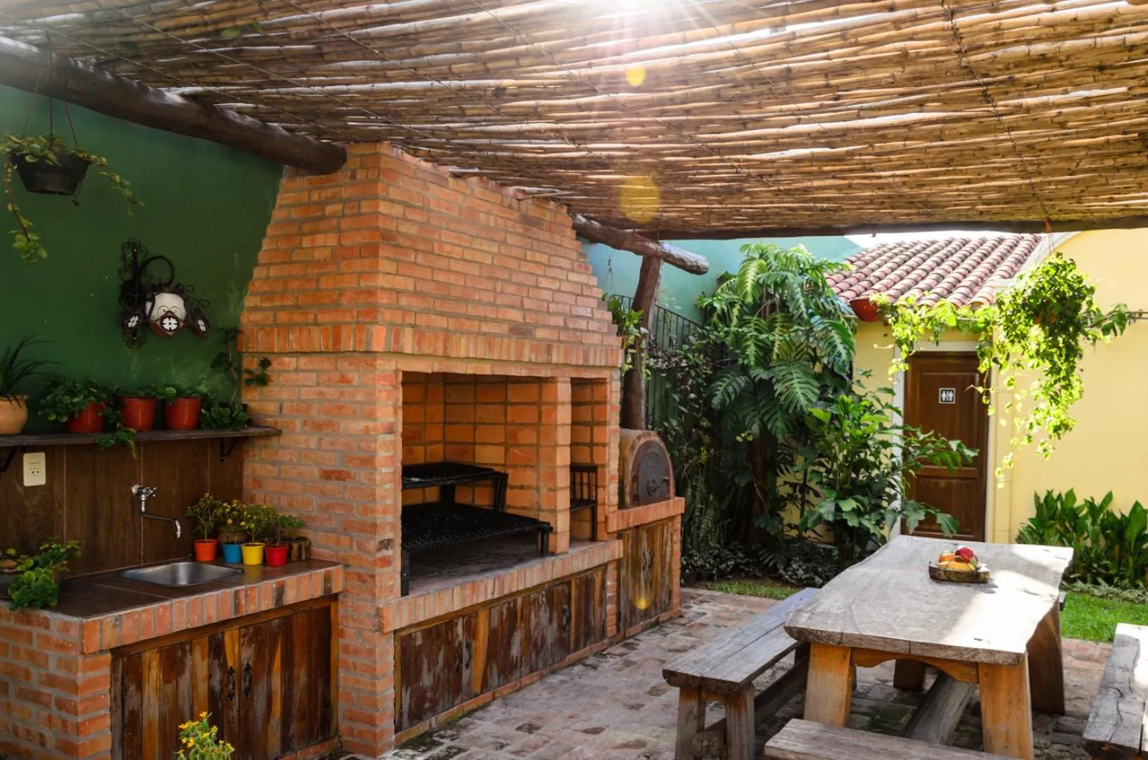 BBQ facilities in La Casona Hotel Boutique