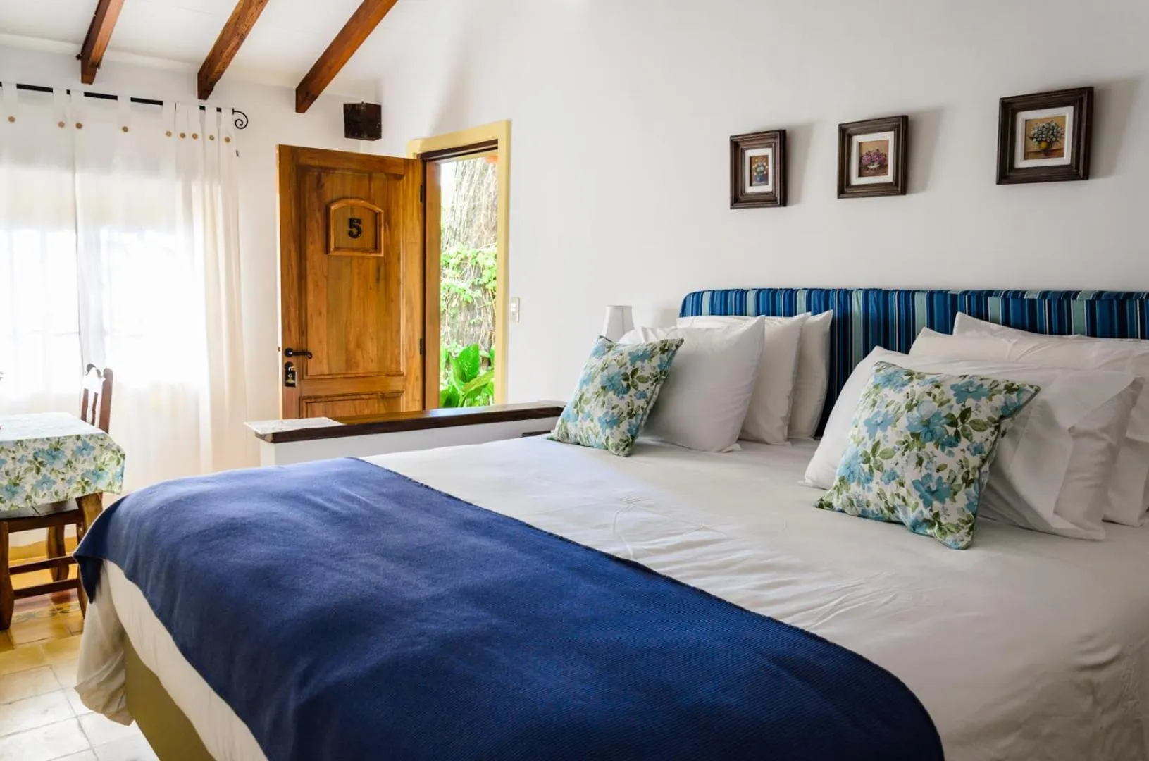 Bed in La Casona Hotel Boutique