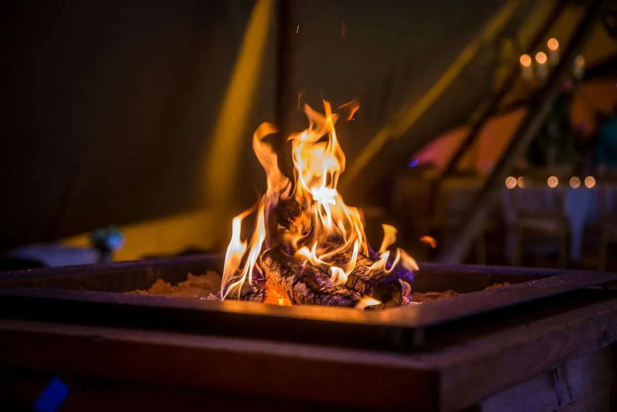 fireplace in Stanhill Court Hotel, a member of Radisson Individuals