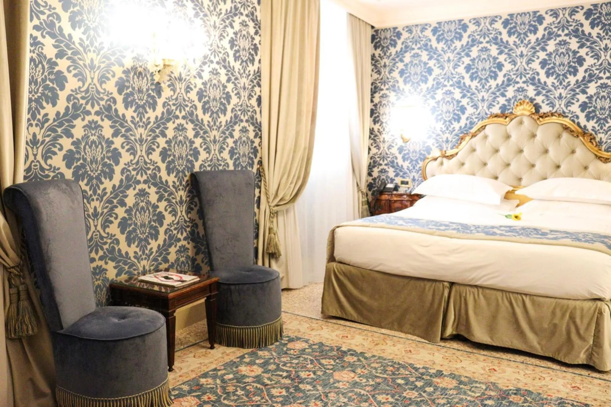 Bed in Hotel Ai Cavalieri di Venezia