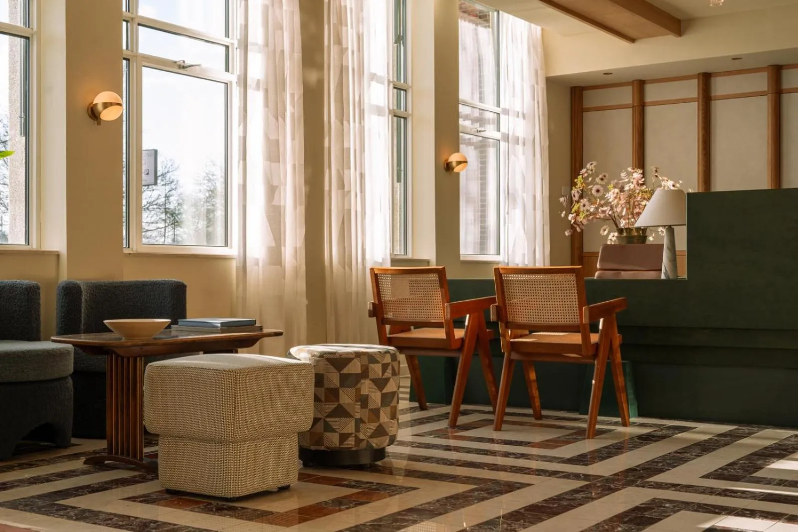 Lobby or reception in De Plesman Hotel The Hague