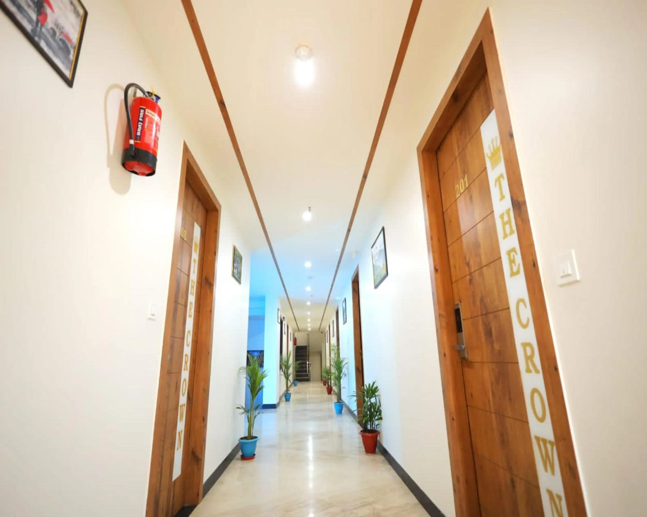 Property building in The Crown Hotel Agra near Taj Mahal & Restaurant