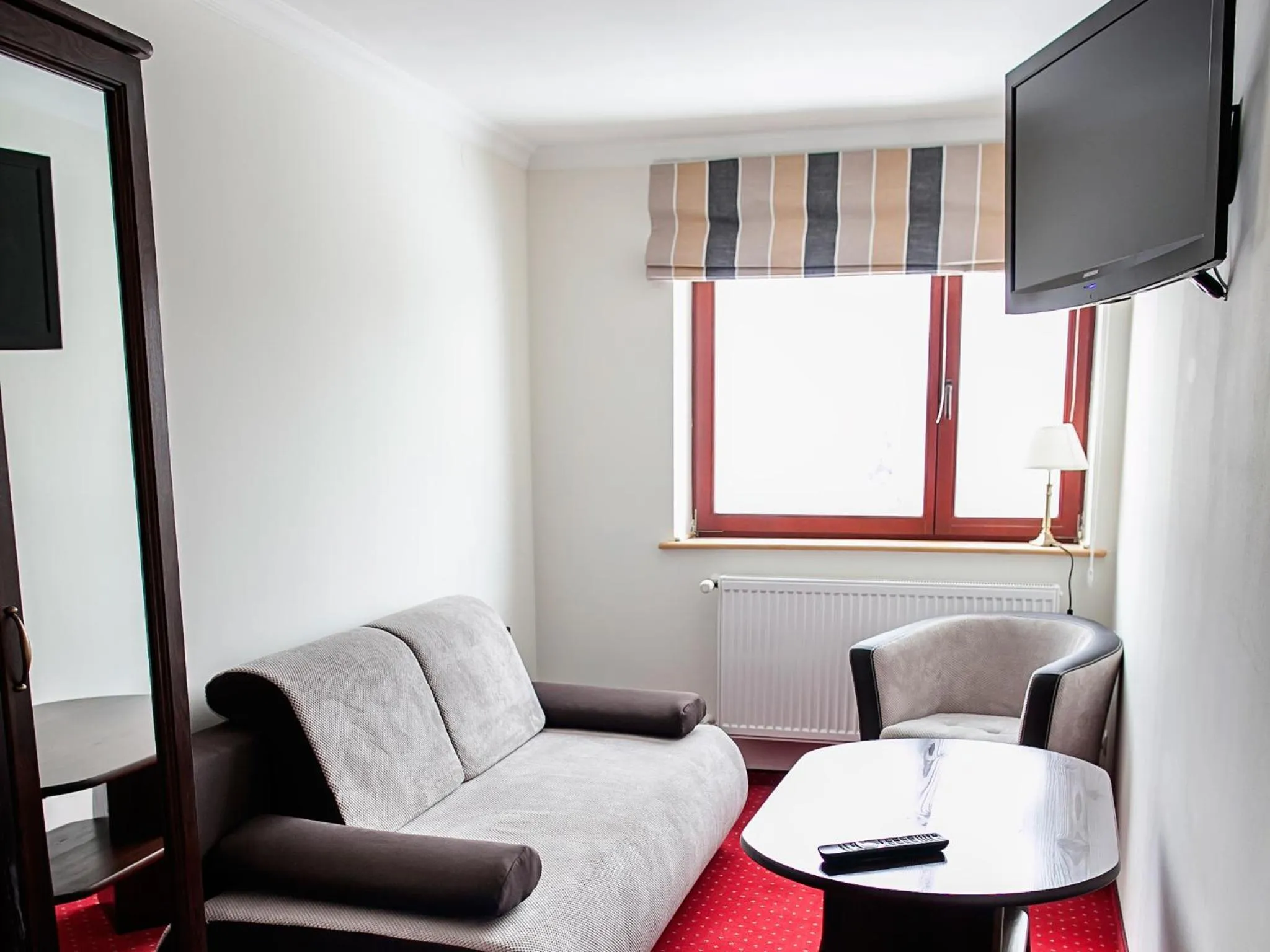 Seating area in Dworek Szwajcaria