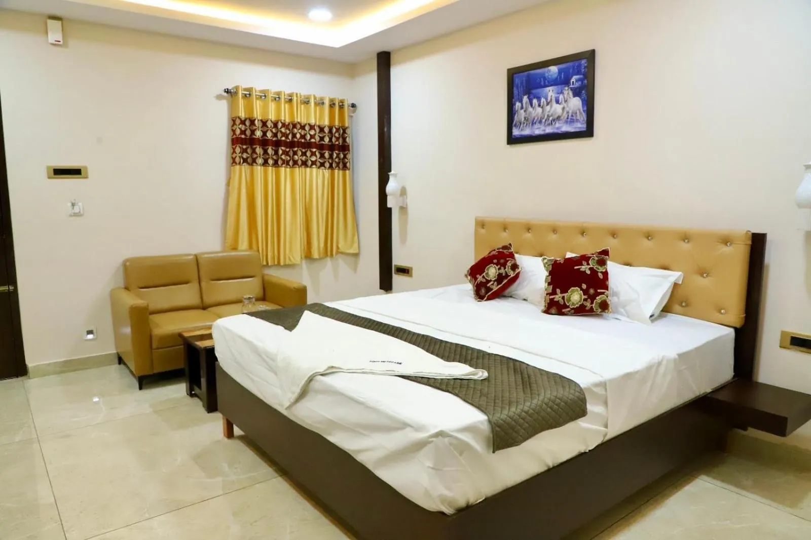 Bed in Gokulam Grand