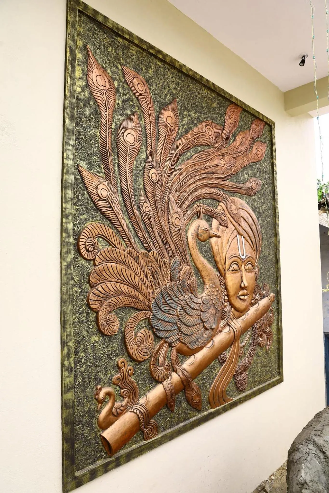 Decorative detail in Gokulam Grand