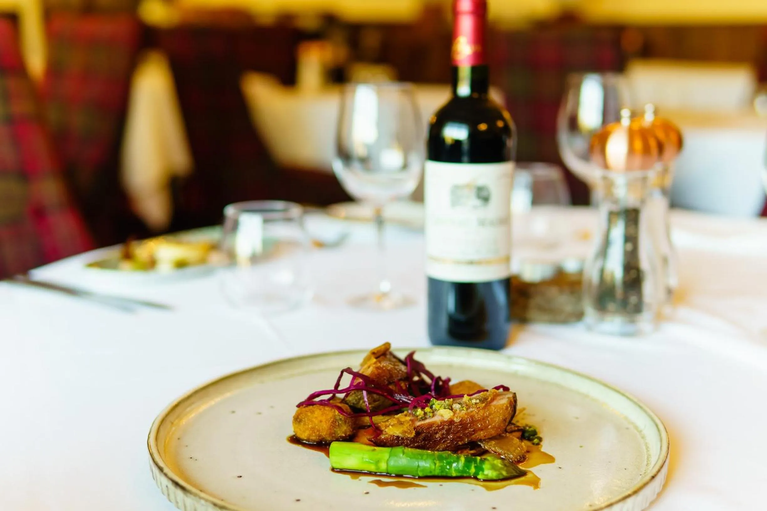 Food close-up in Two Bridges Hotel