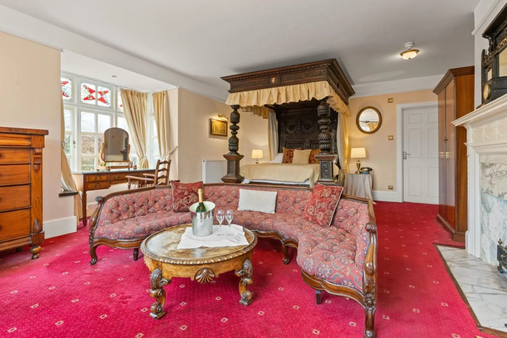 Bed in Two Bridges Hotel