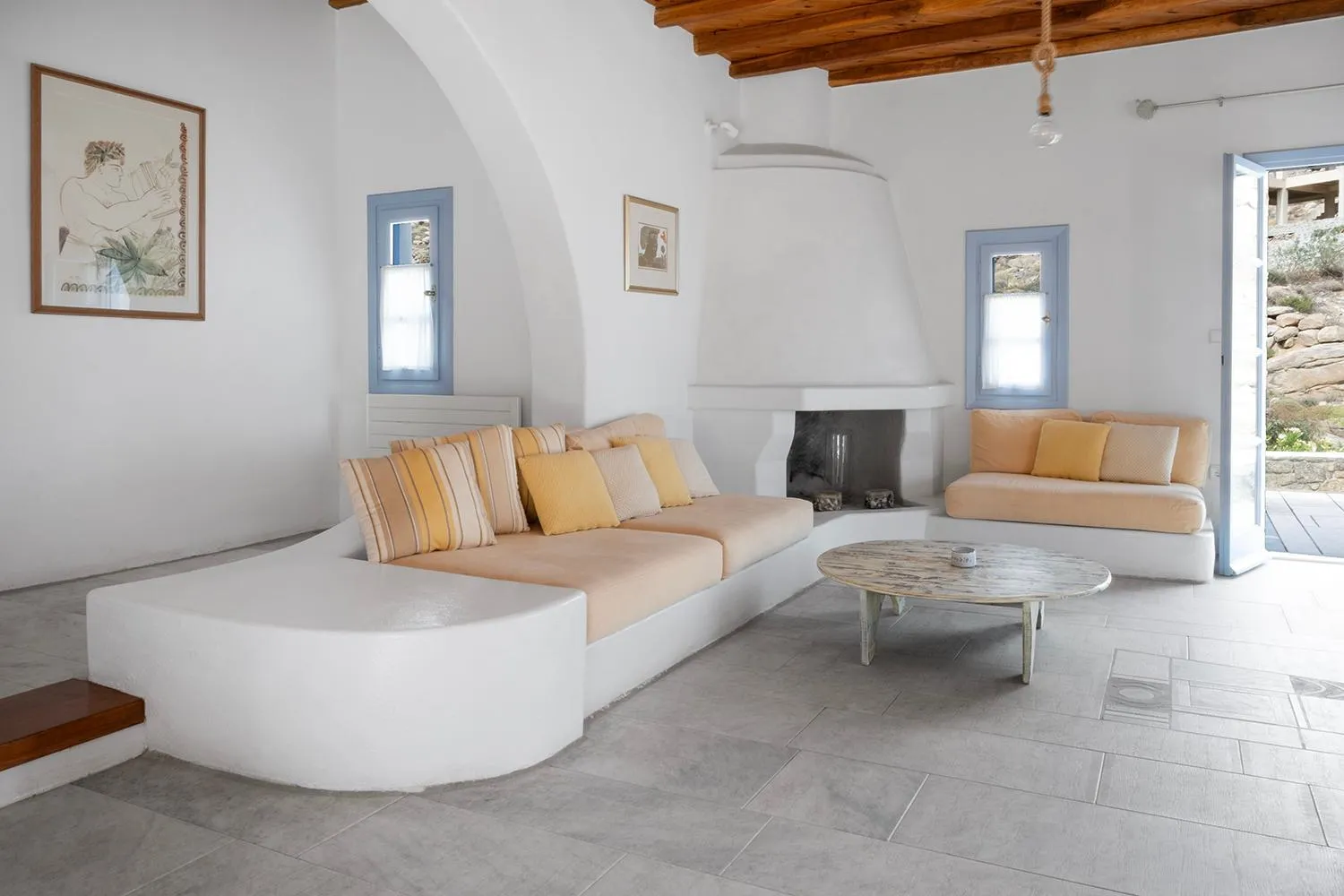 Living room in Nama Villas