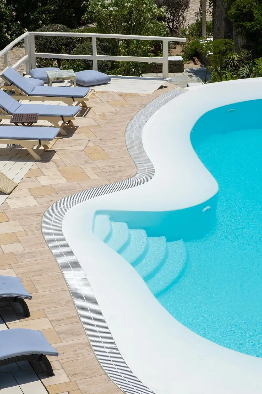 Pool view in Nama Villas