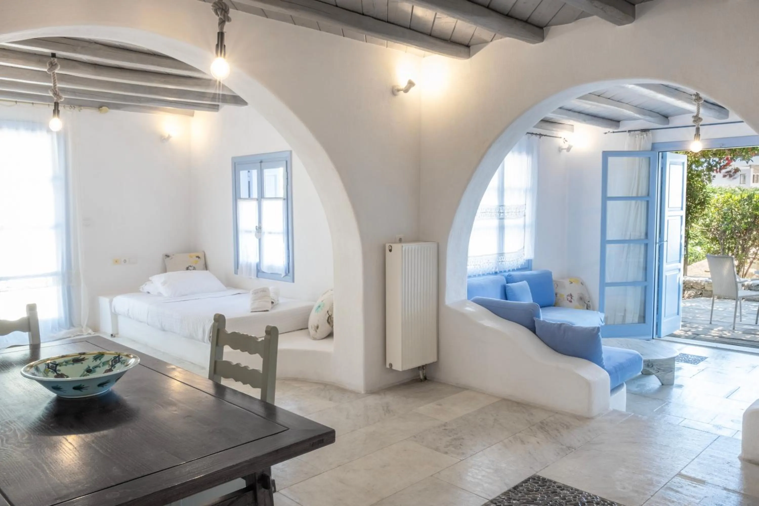 View (from property/room), Bed in Nama Villas