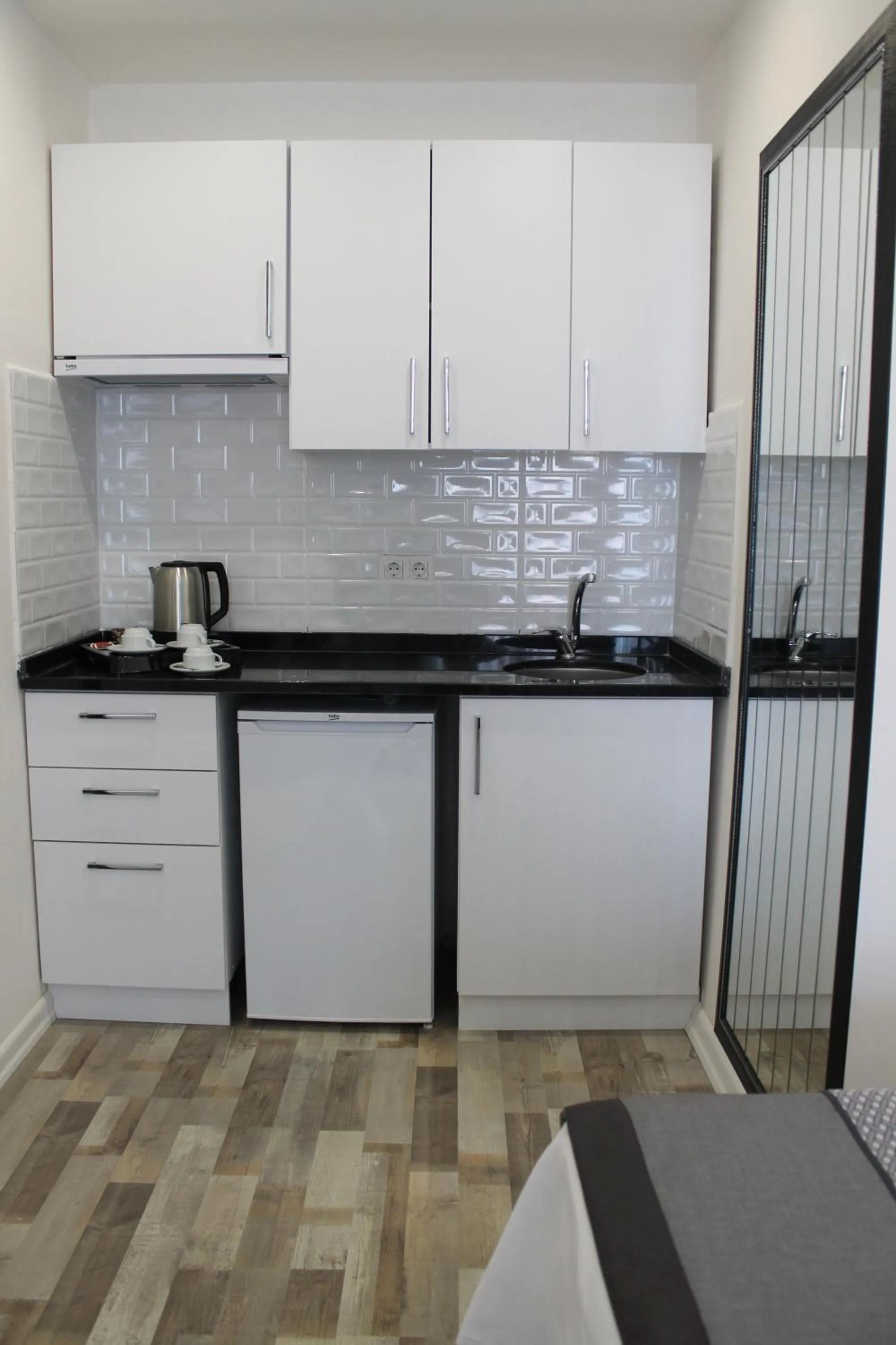 Kitchen or kitchenette in Askadar Çatı Otel