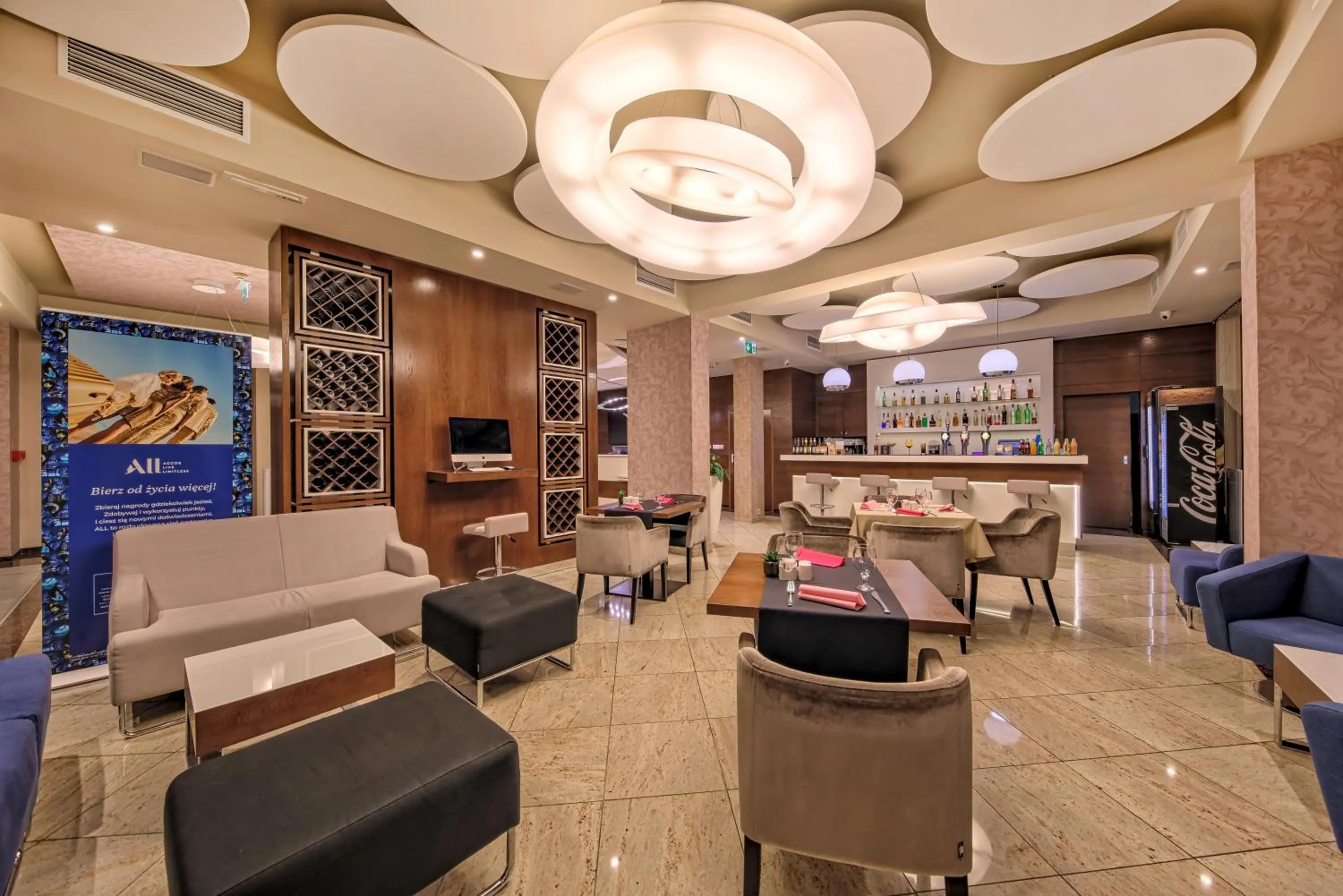 Seating area in Mercure Bydgoszcz Sepia