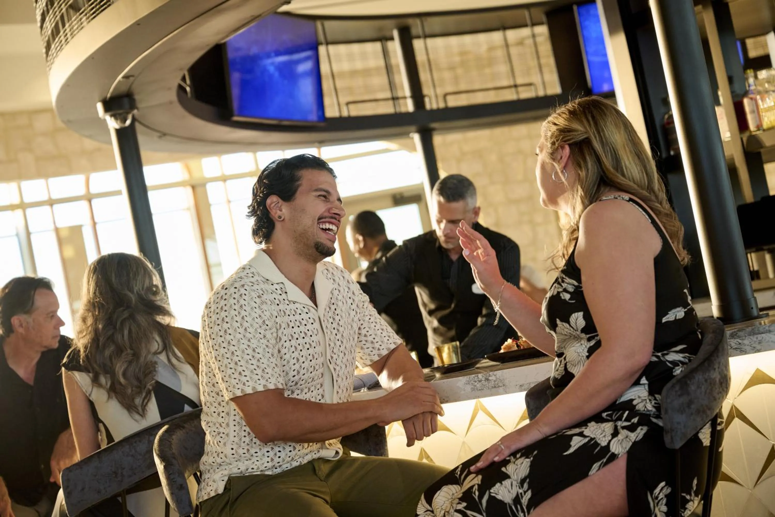 Lounge or bar in Universal's Helios Grand Hotel, a Loews Hotel