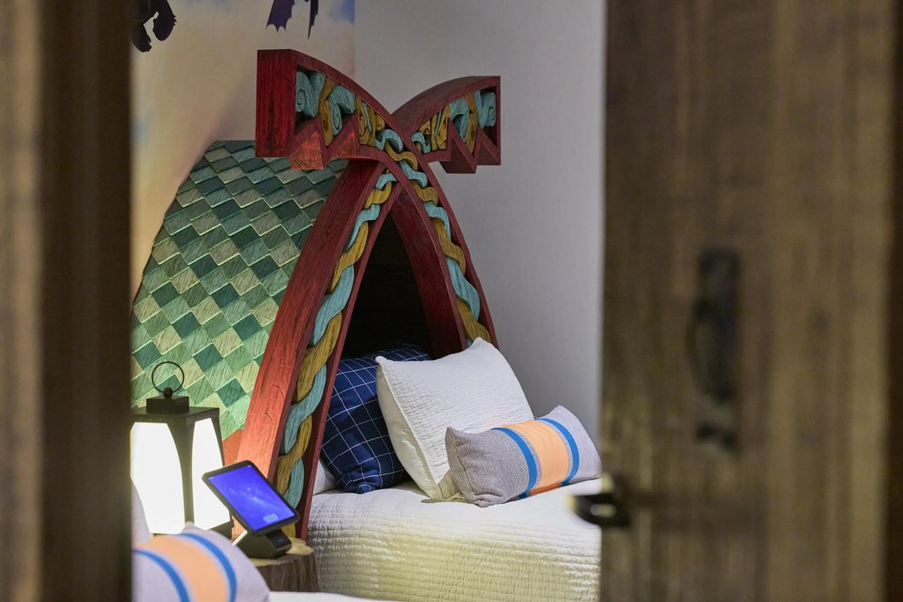 Bedroom, Bed in Universal's Helios Grand Hotel, a Loews Hotel