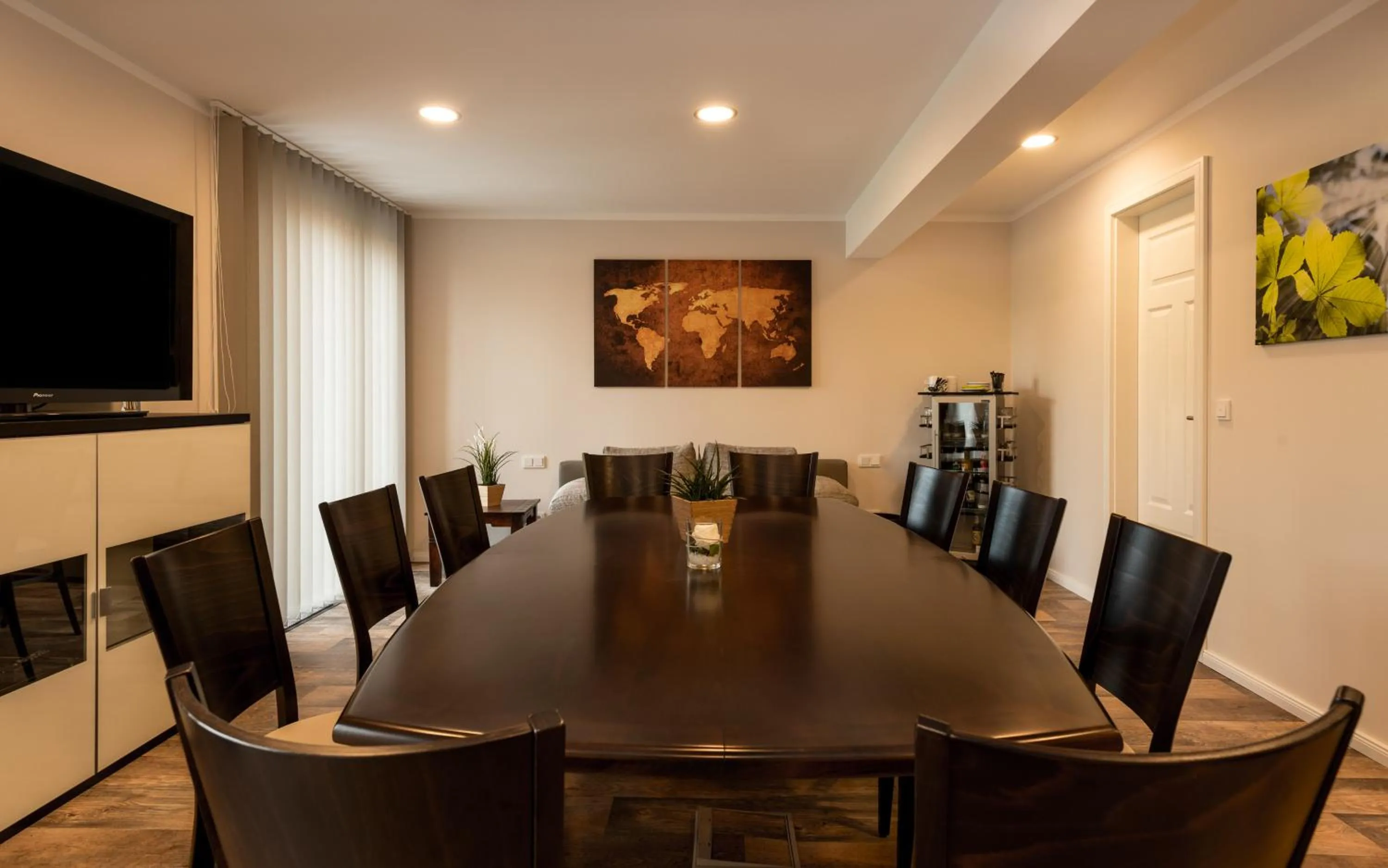 Dining area in Die Edelkastanie