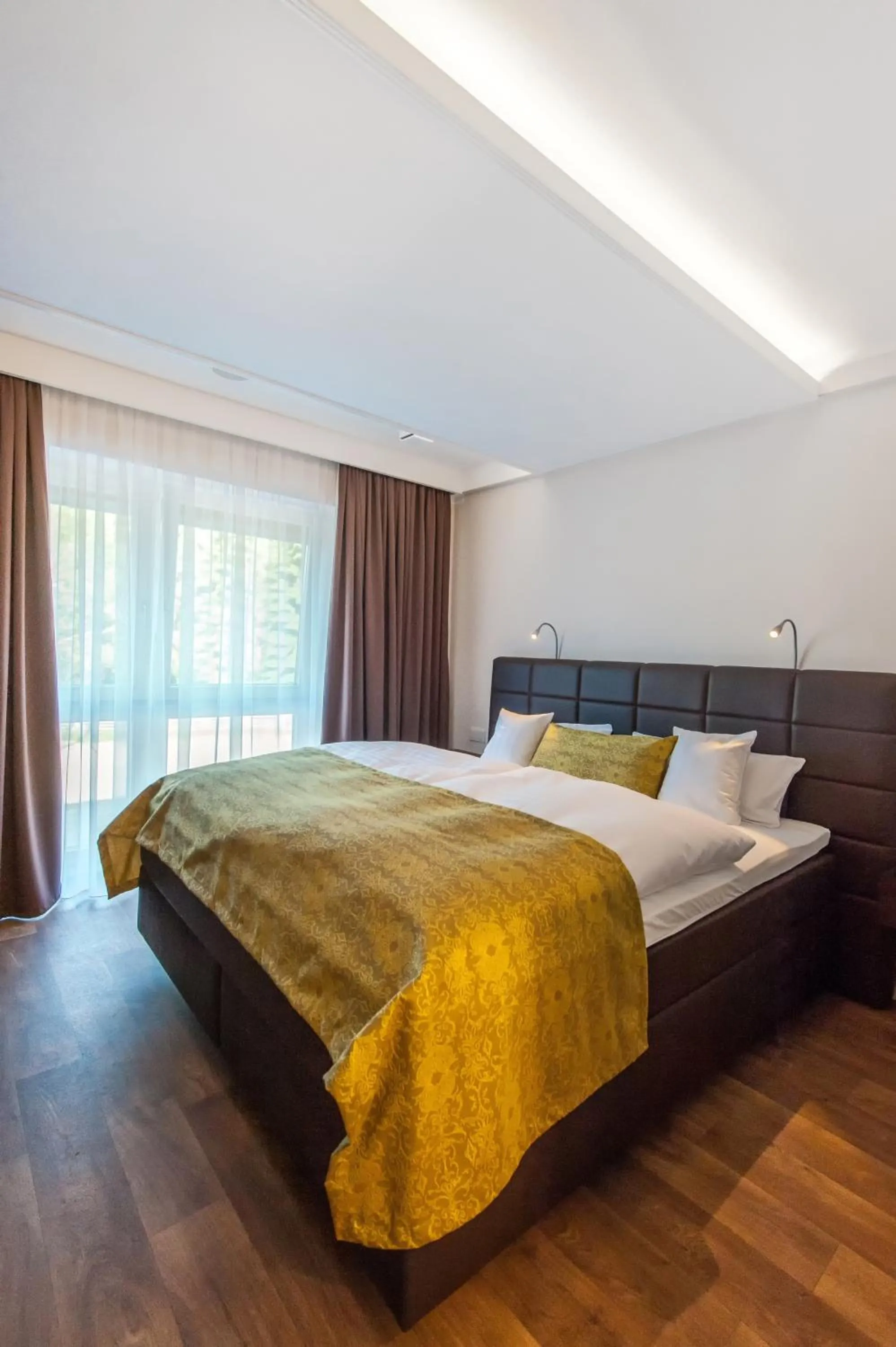 Photo of the whole room, Bed in Die Edelkastanie