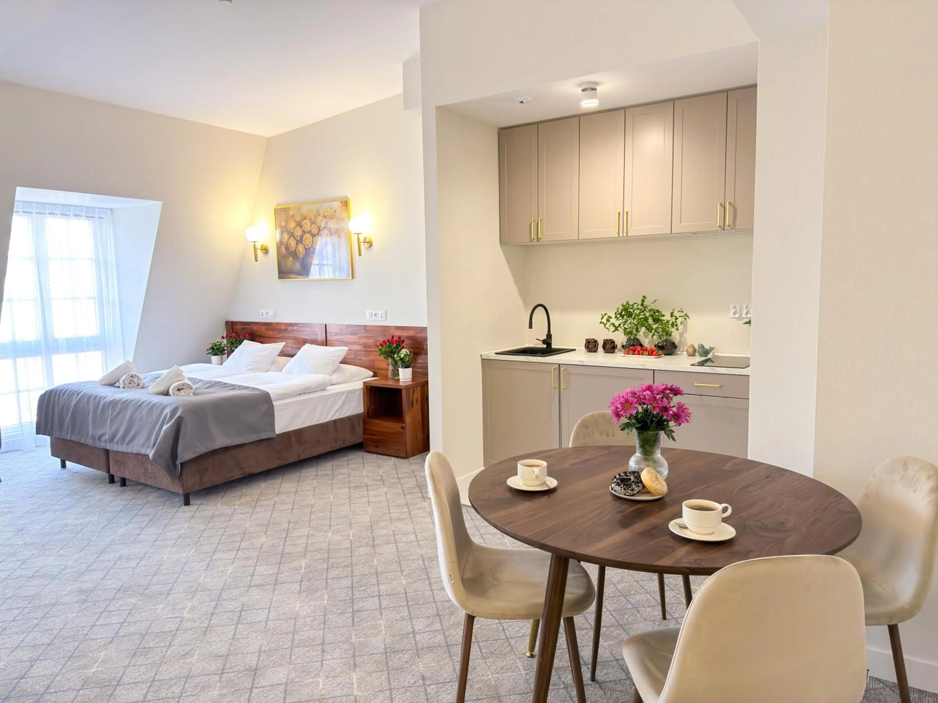 Bed in Hotel Piast Wrocław Centrum