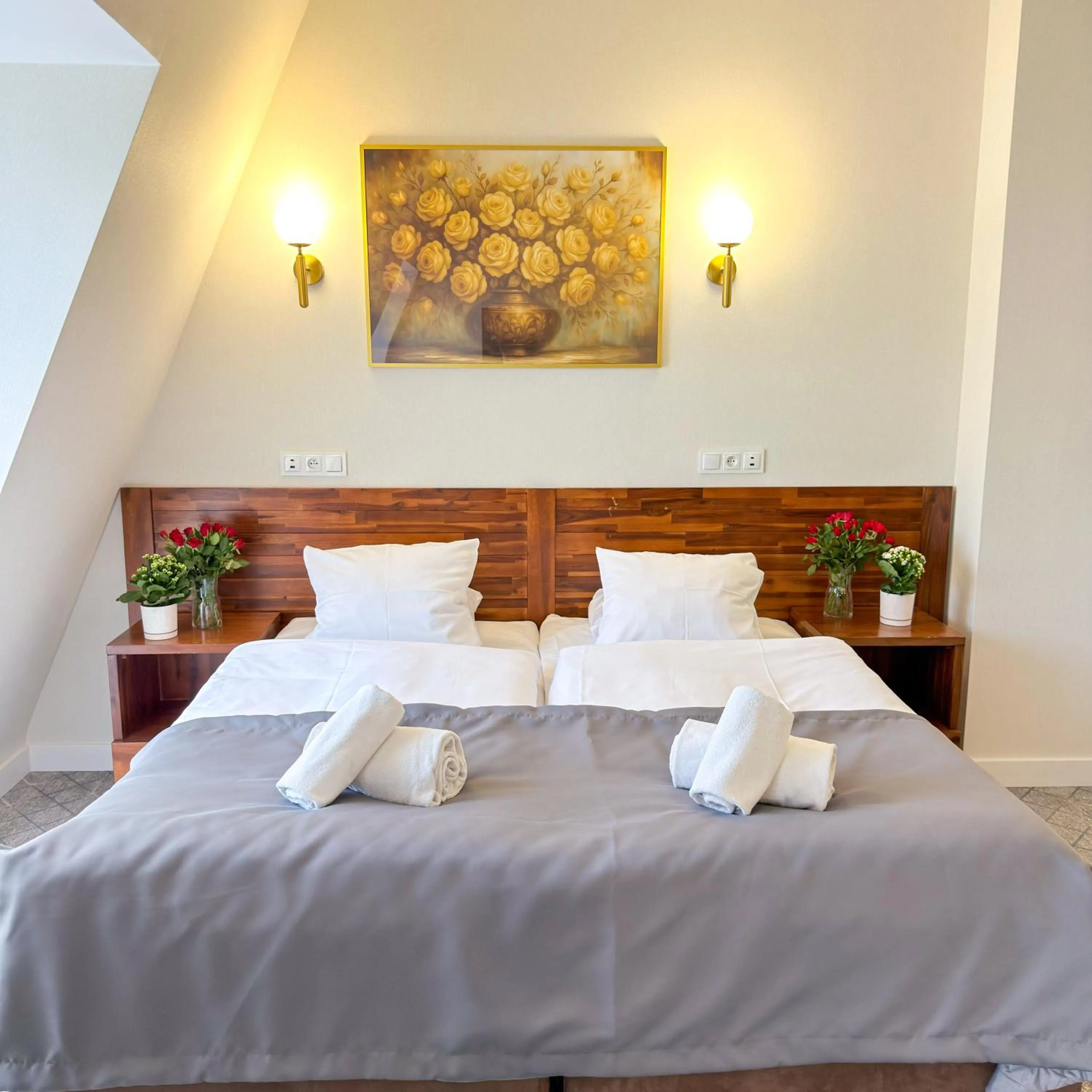 Bed in Hotel Piast Wrocław Centrum