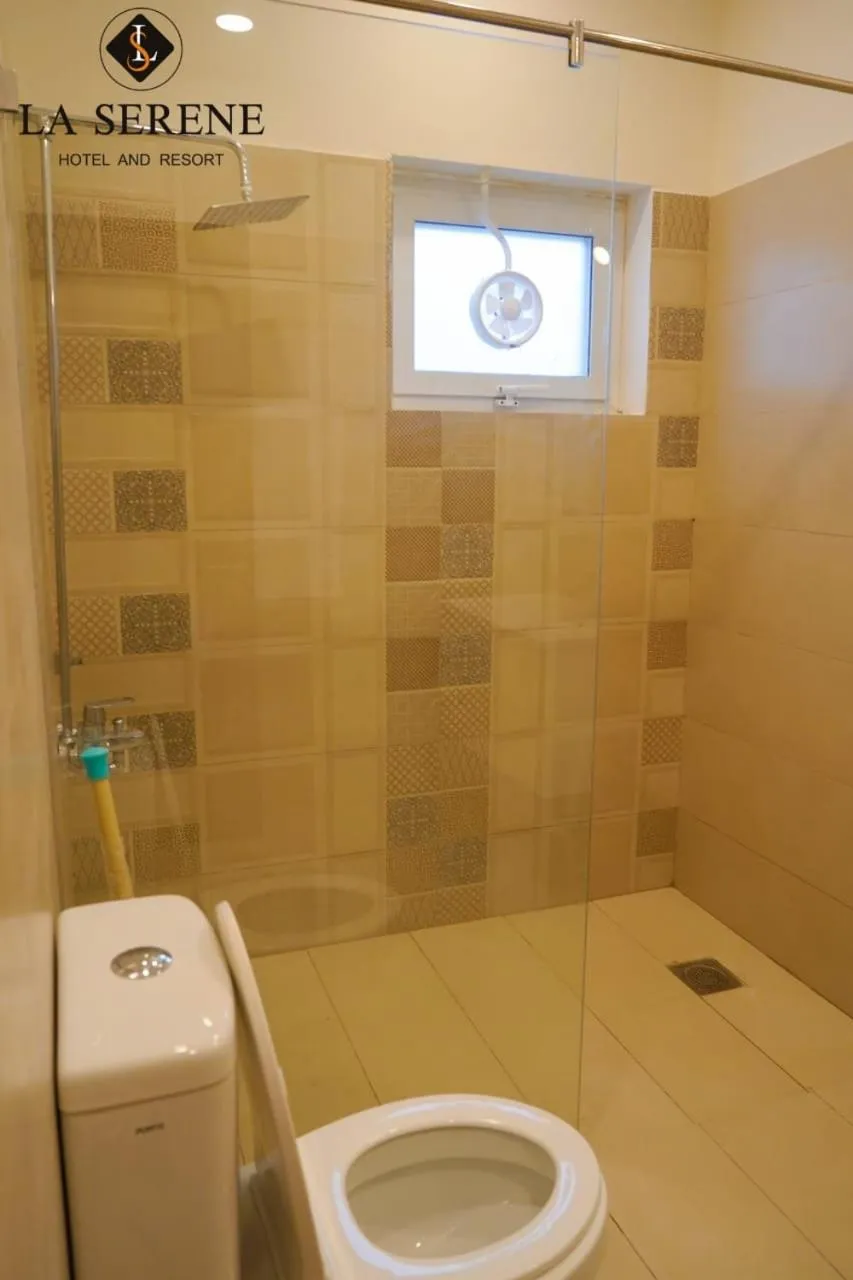 Shower in La Serene Hotel and Resort Kalam by Khan Familia Travels